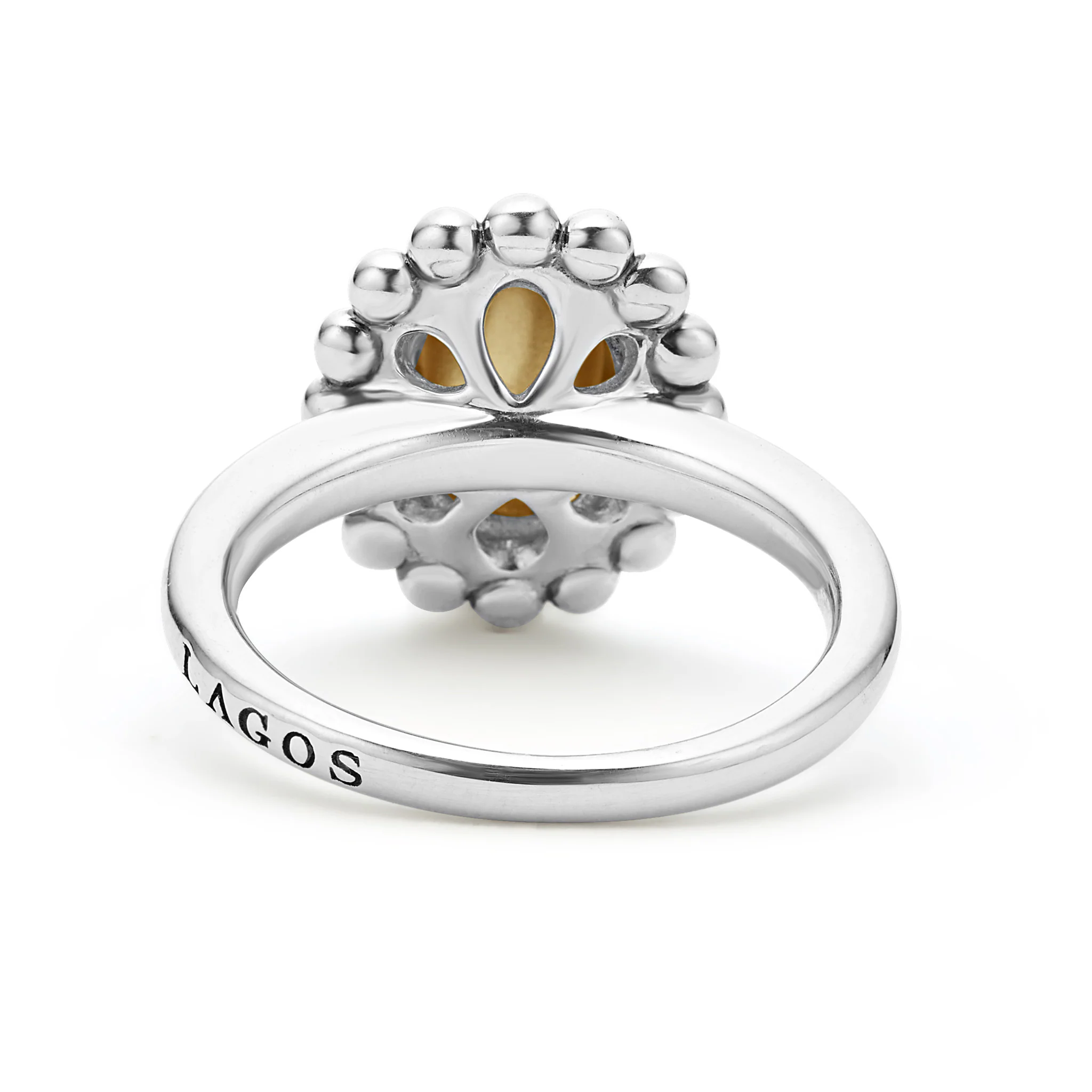 High Bar 18K Gold Caviar Dome Ring - Image 5