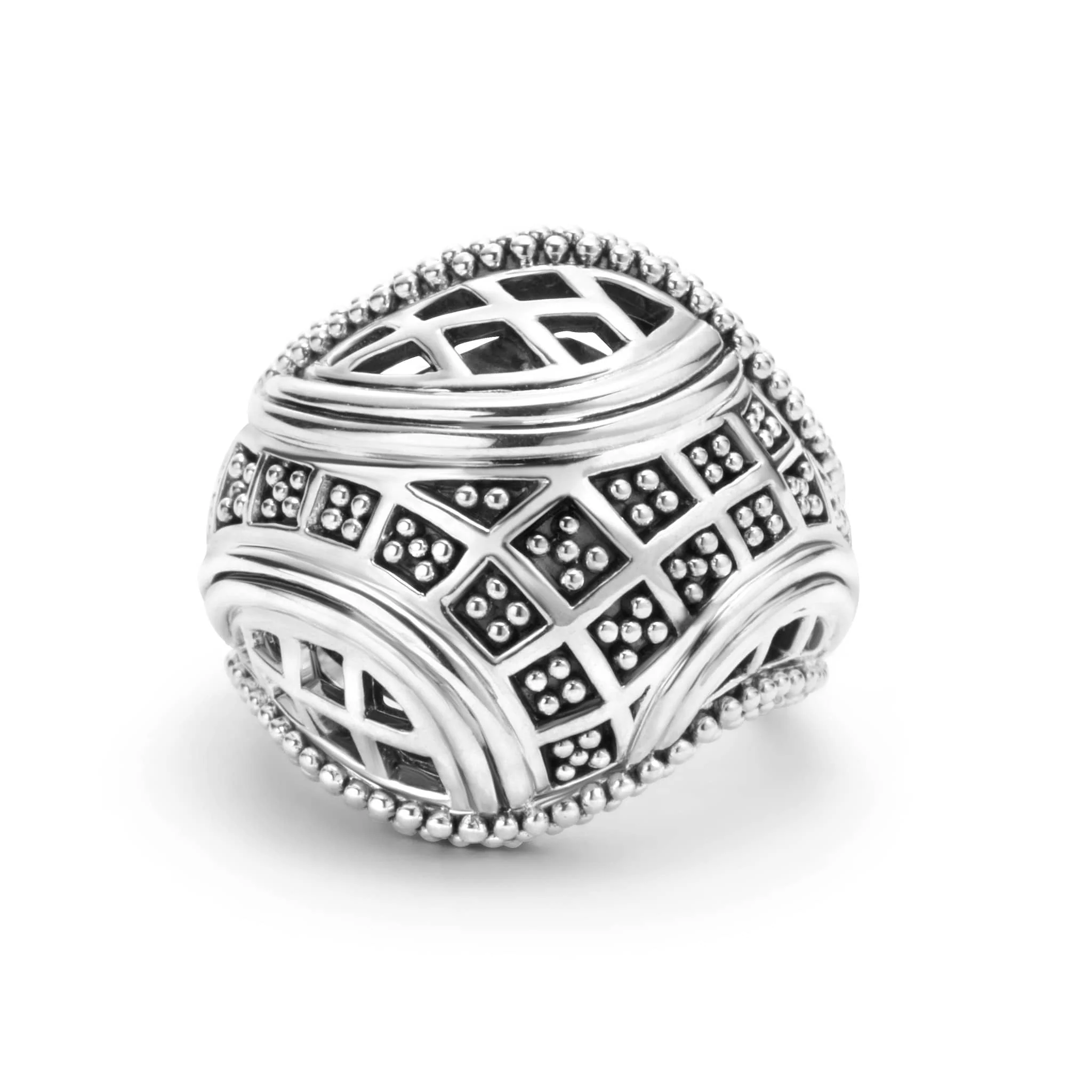 Keep Memory Alive Caviar Statement Ring - Image 3