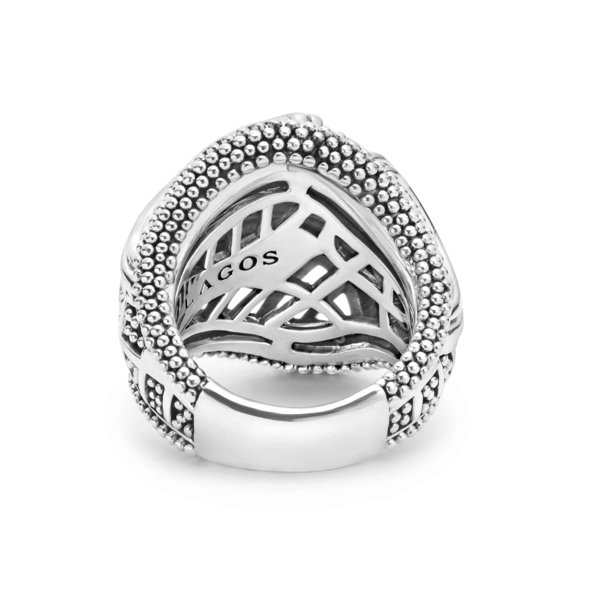 Keep Memory Alive Caviar Statement Ring - Image 5