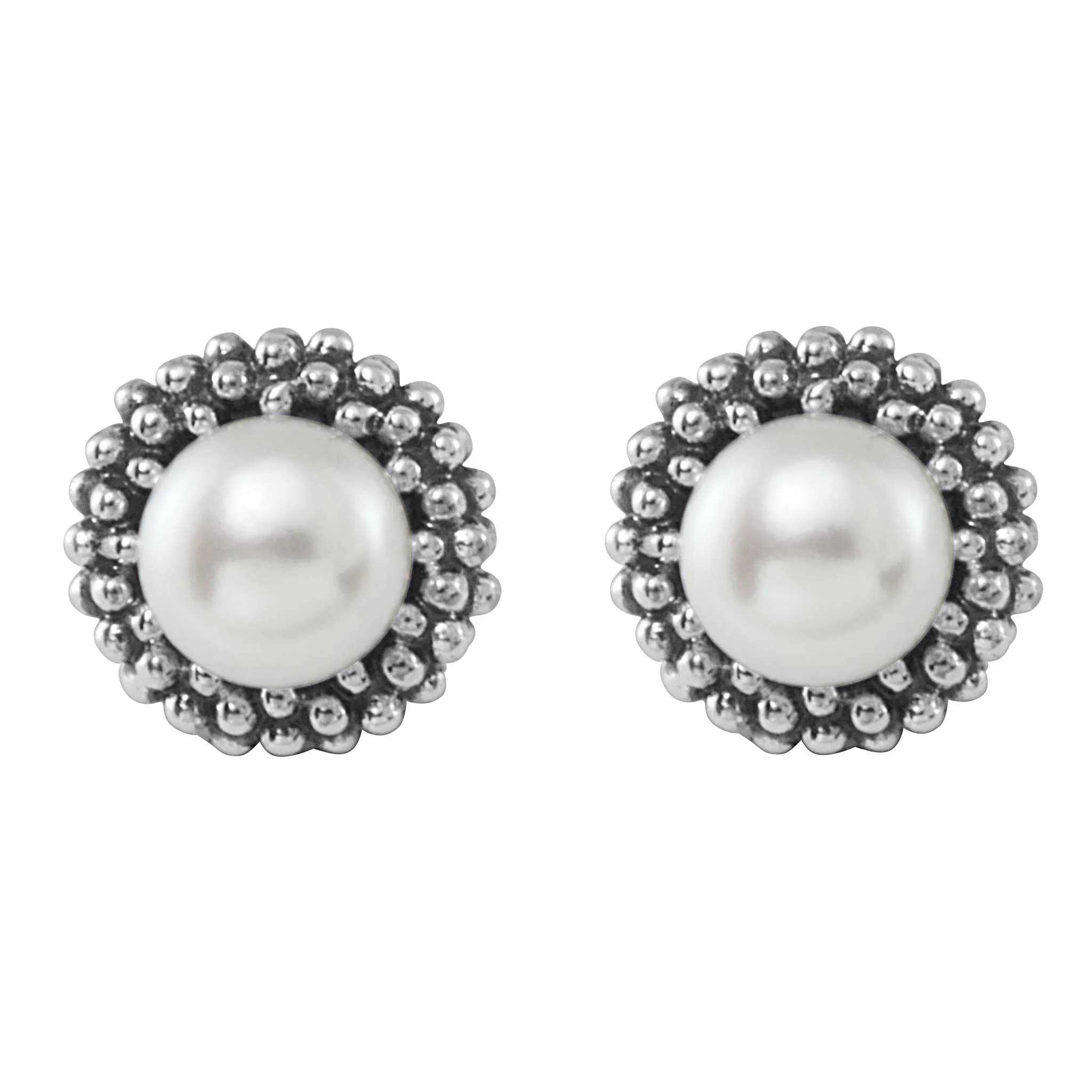 Kinder Childs First Pearl Stud Earrings - Image 3