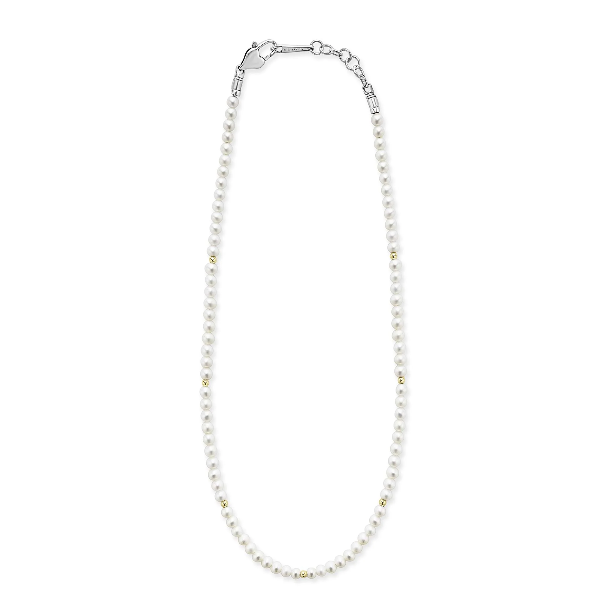 Kinder Childs First Gold Station Pearl Necklace - Image 3