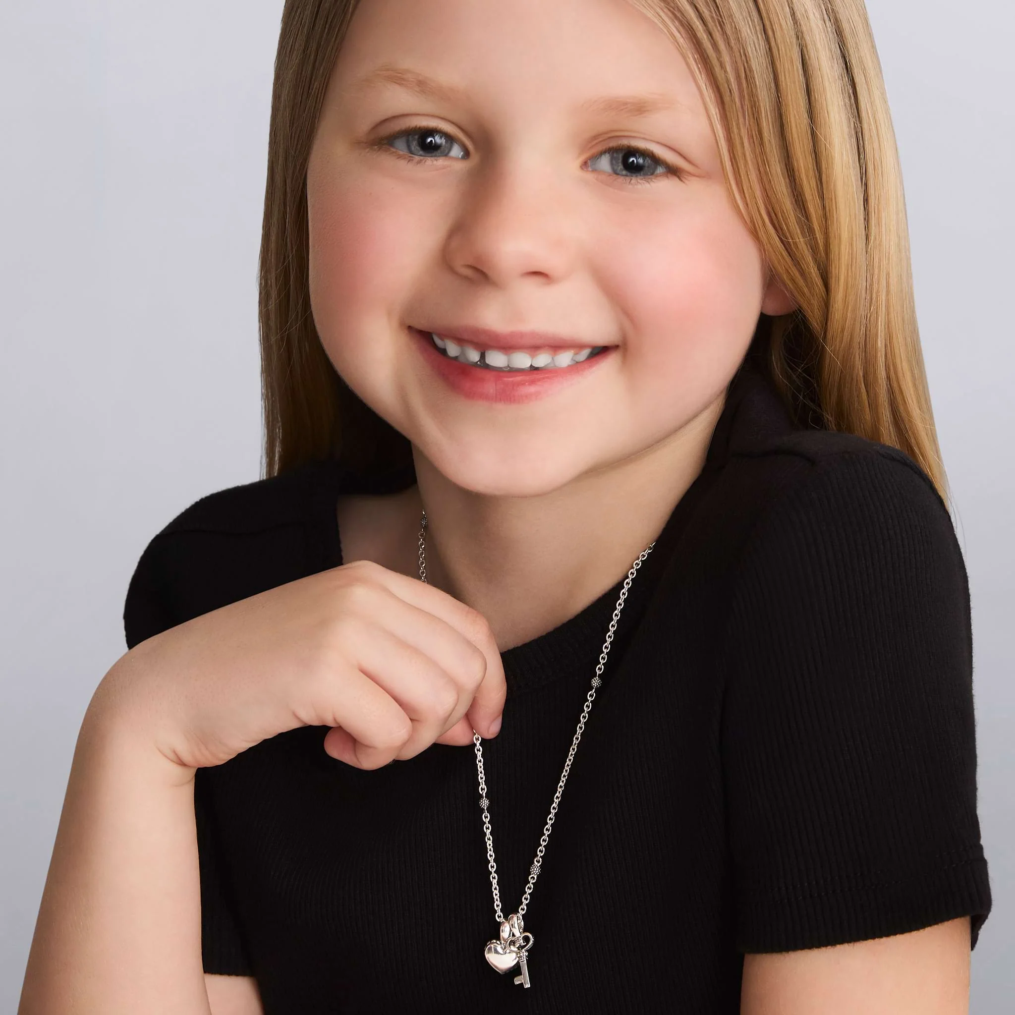 Kinder Childs First Heart and Key Necklace - Image 2