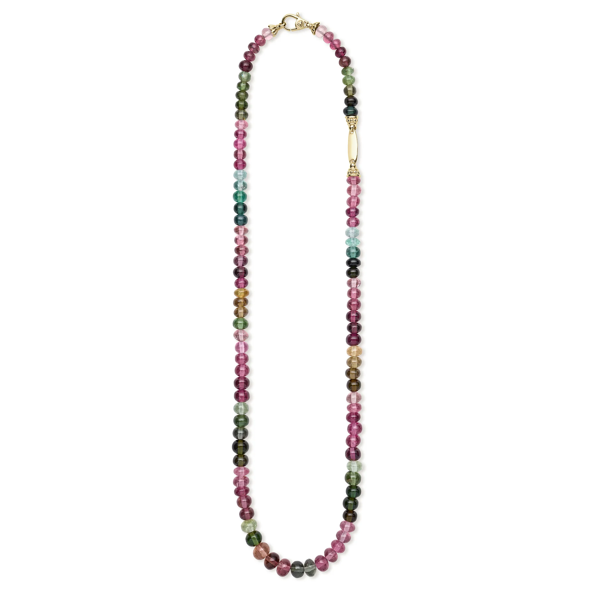 Studio 18K Multi Color Tourmaline Necklace - Image 2