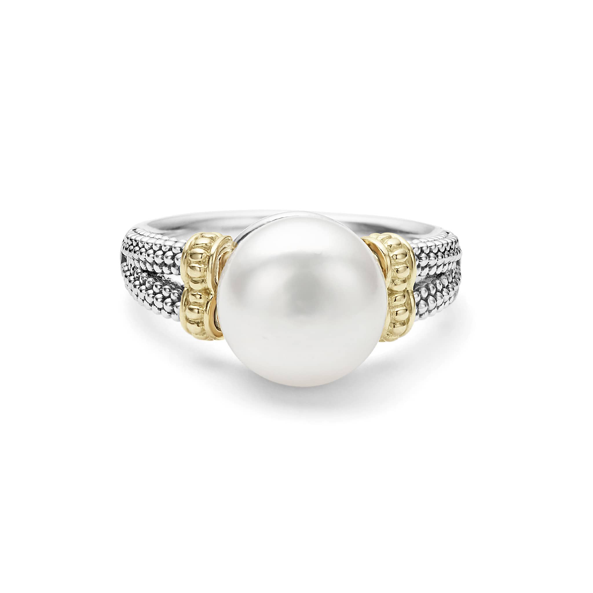Luna Caviar Pearl Statement Ring - Image 3