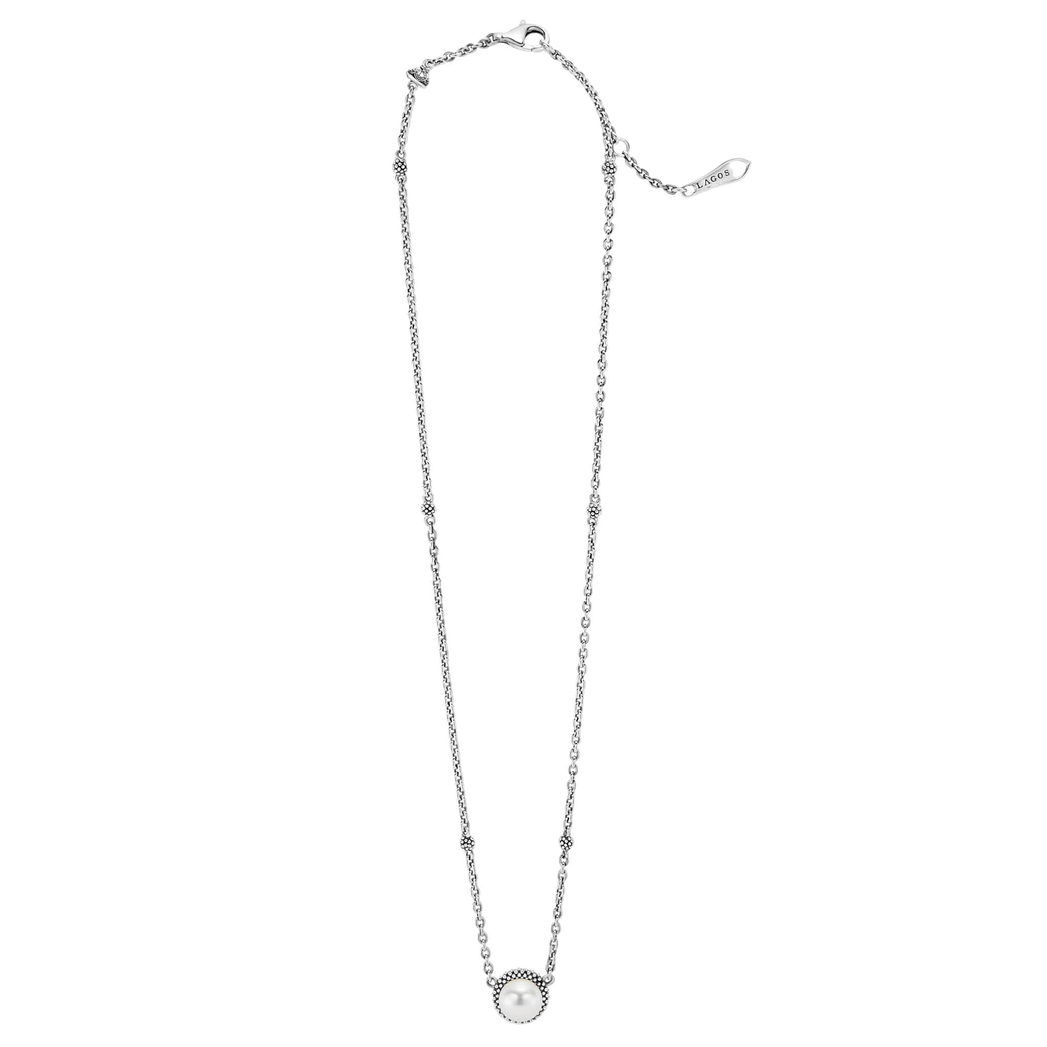 Luna Pearl Pendant Necklace - Image 3