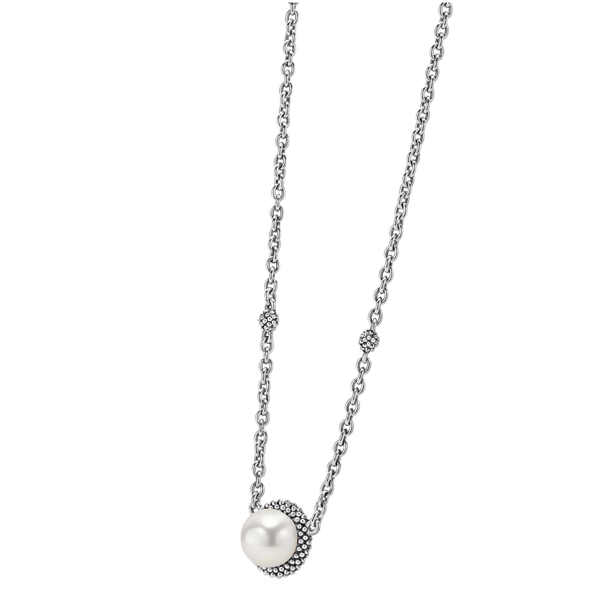 Luna Pearl Pendant Necklace - Image 4