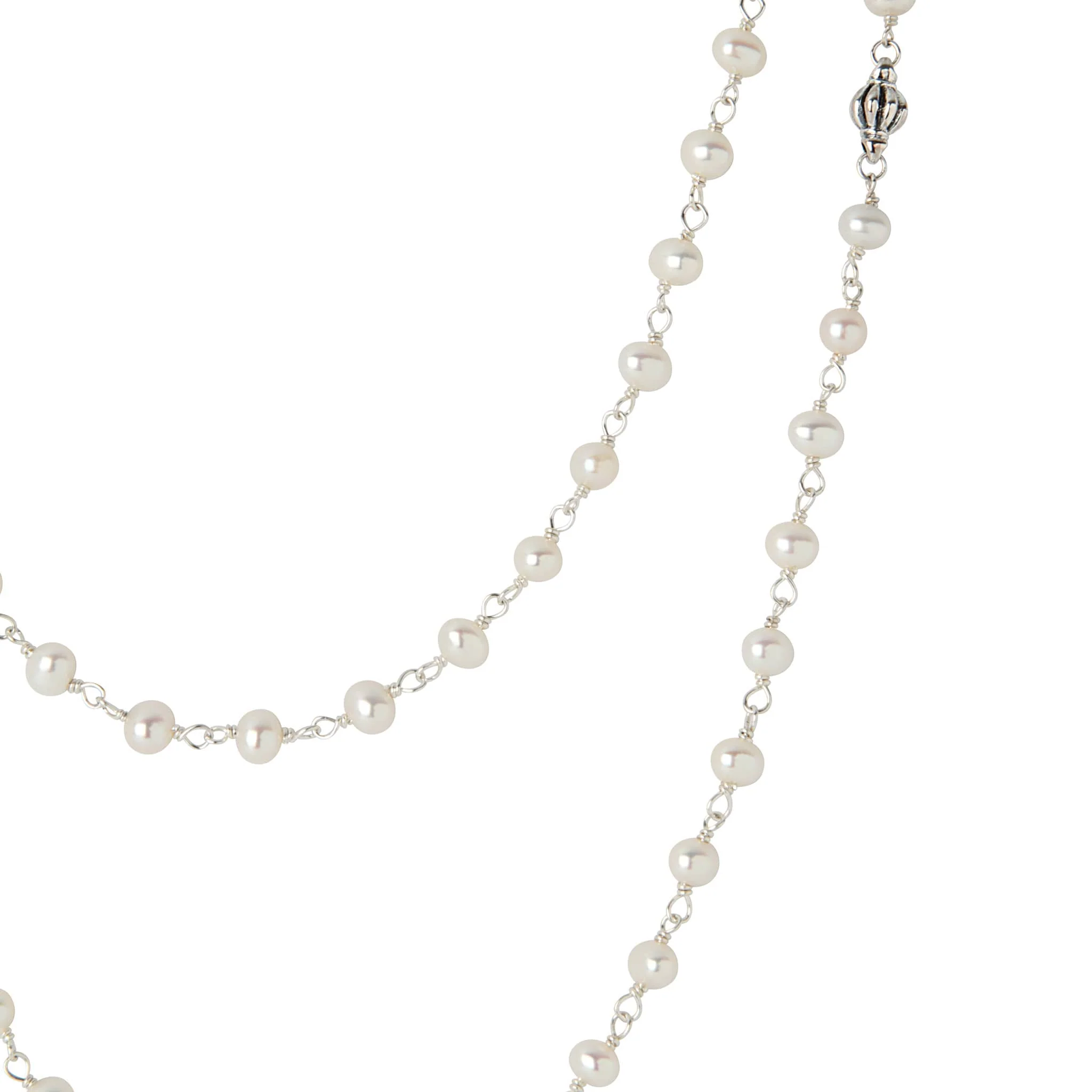 Luna Beaded Pearl Necklace - Image 4