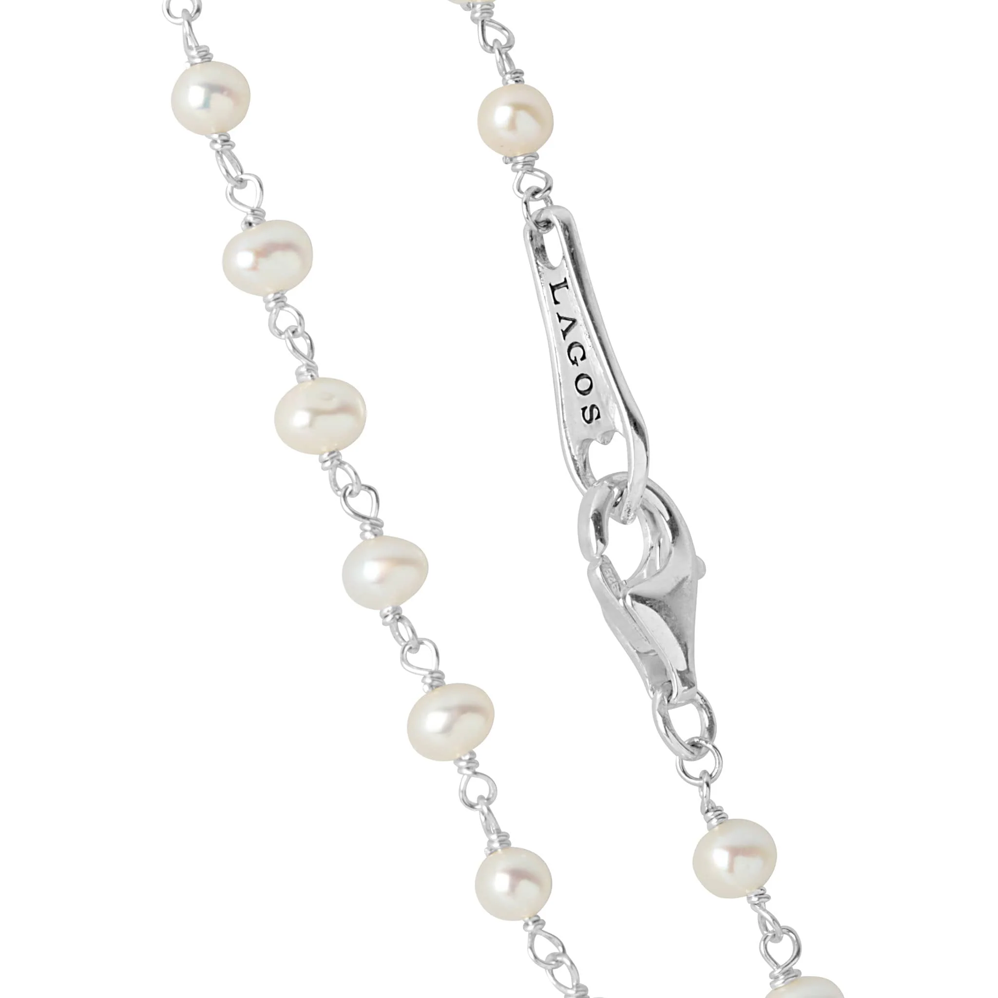 Luna Beaded Pearl Necklace - Image 5