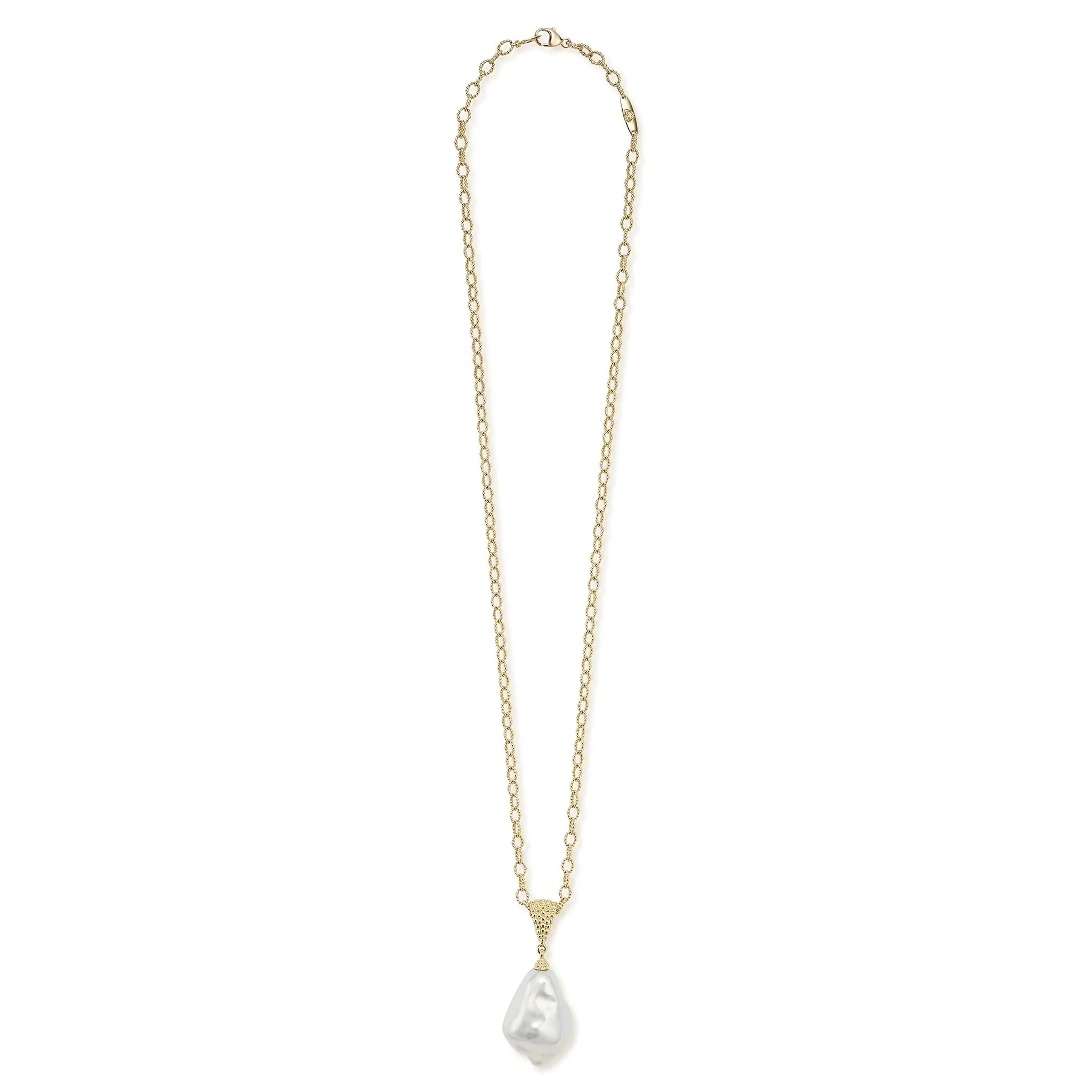 Luna Baroque Pearl Necklace - Image 3