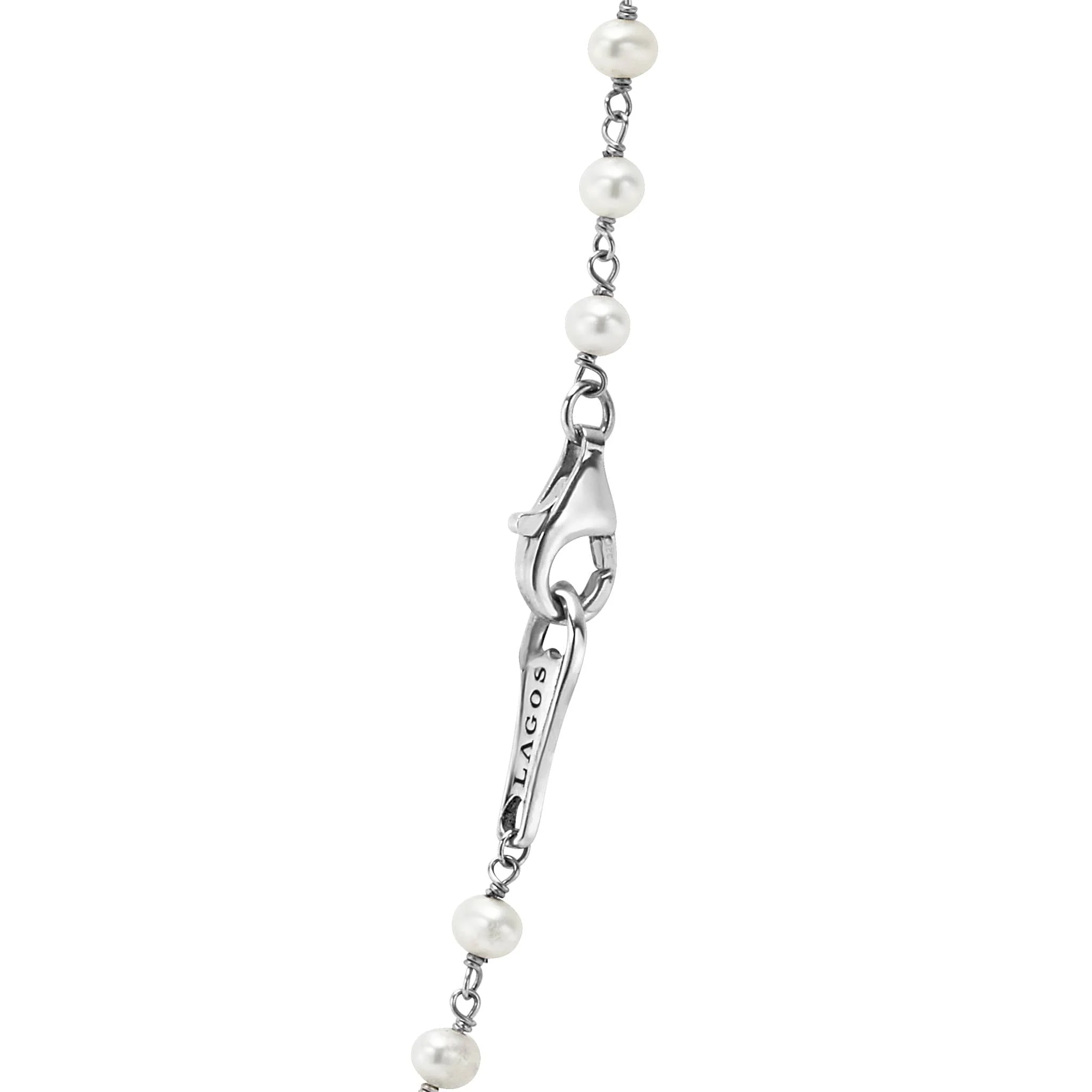 Luna Pearl Tassel Pendant Necklace - Image 5