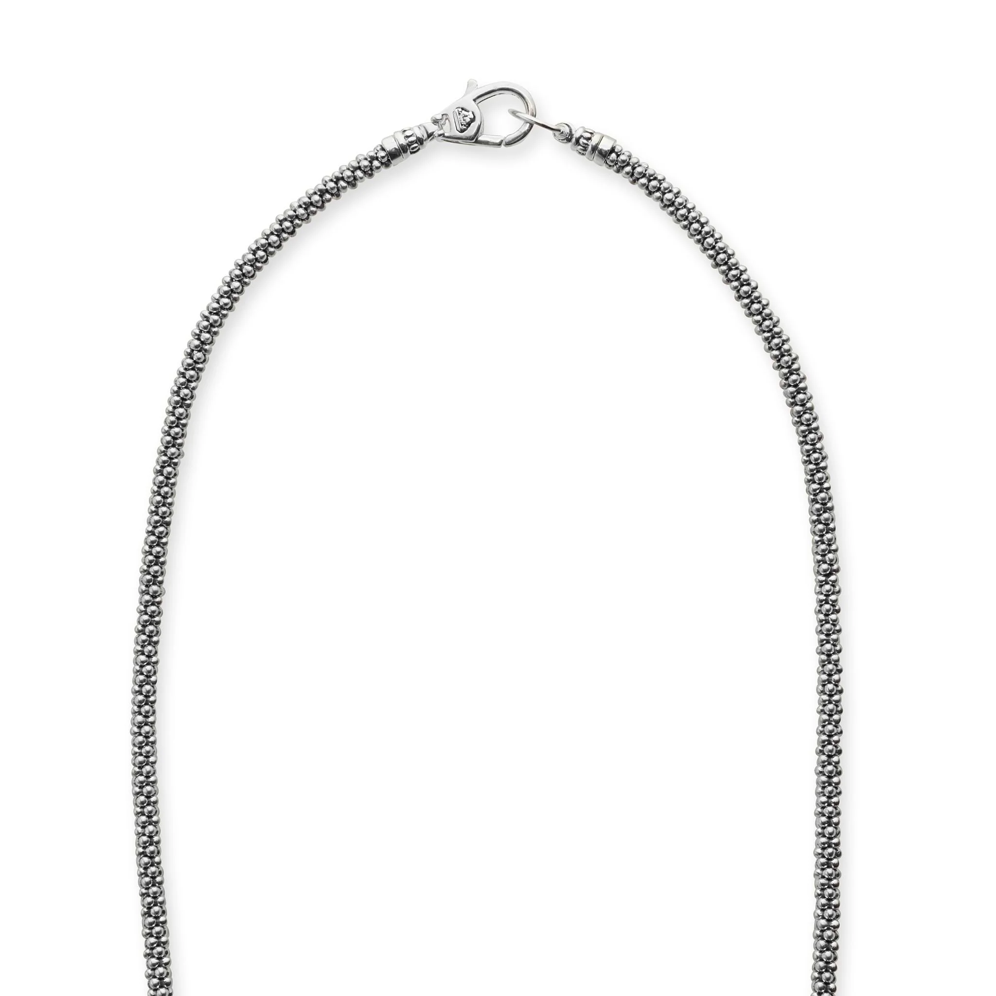 Luna Tahitian Black Pearl Diamond Caviar Necklace - Image 5