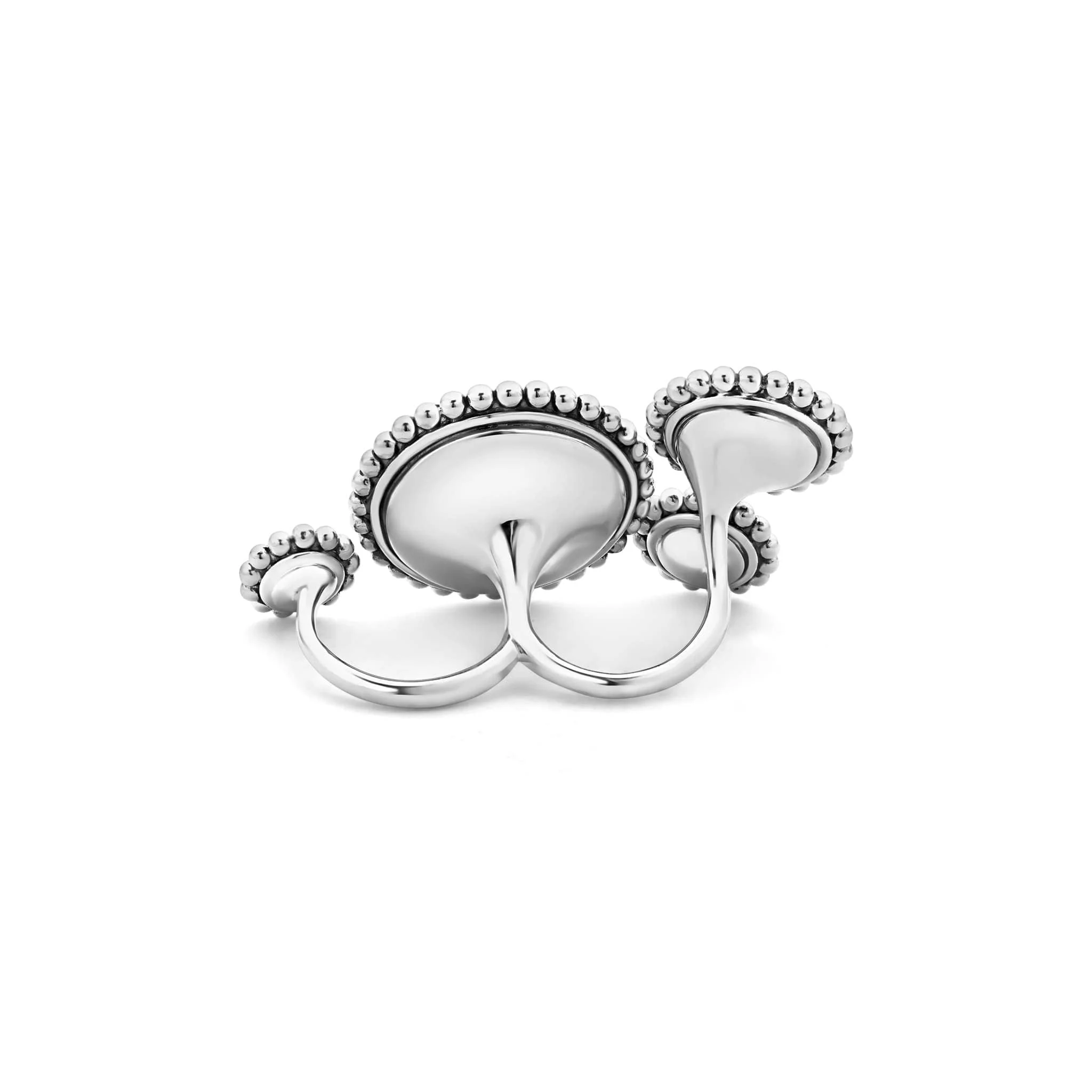 Maya Onyx & Diamond Circle Statement Ring - Image 5