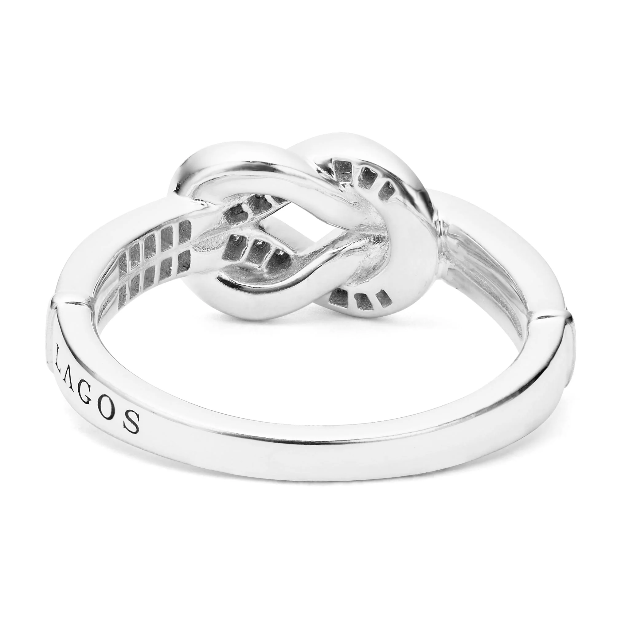 Newport Two-Tone Knot Diamond Ring - Image 5