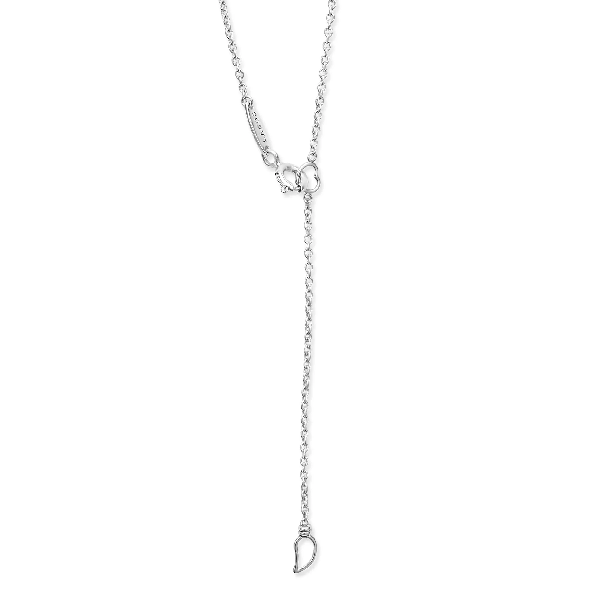 Newport Petite Two-Tone Knot Diamond Pendant Necklace - Image 6