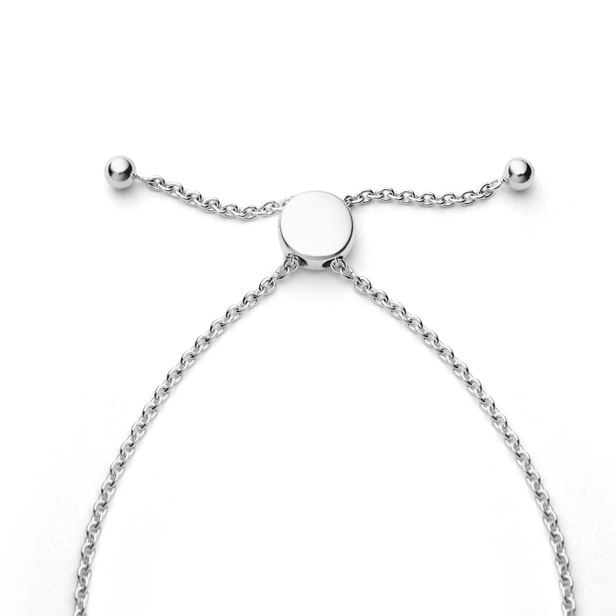 Newport Two-Tone Knot Diamond Bolo Bracelet - Image 5