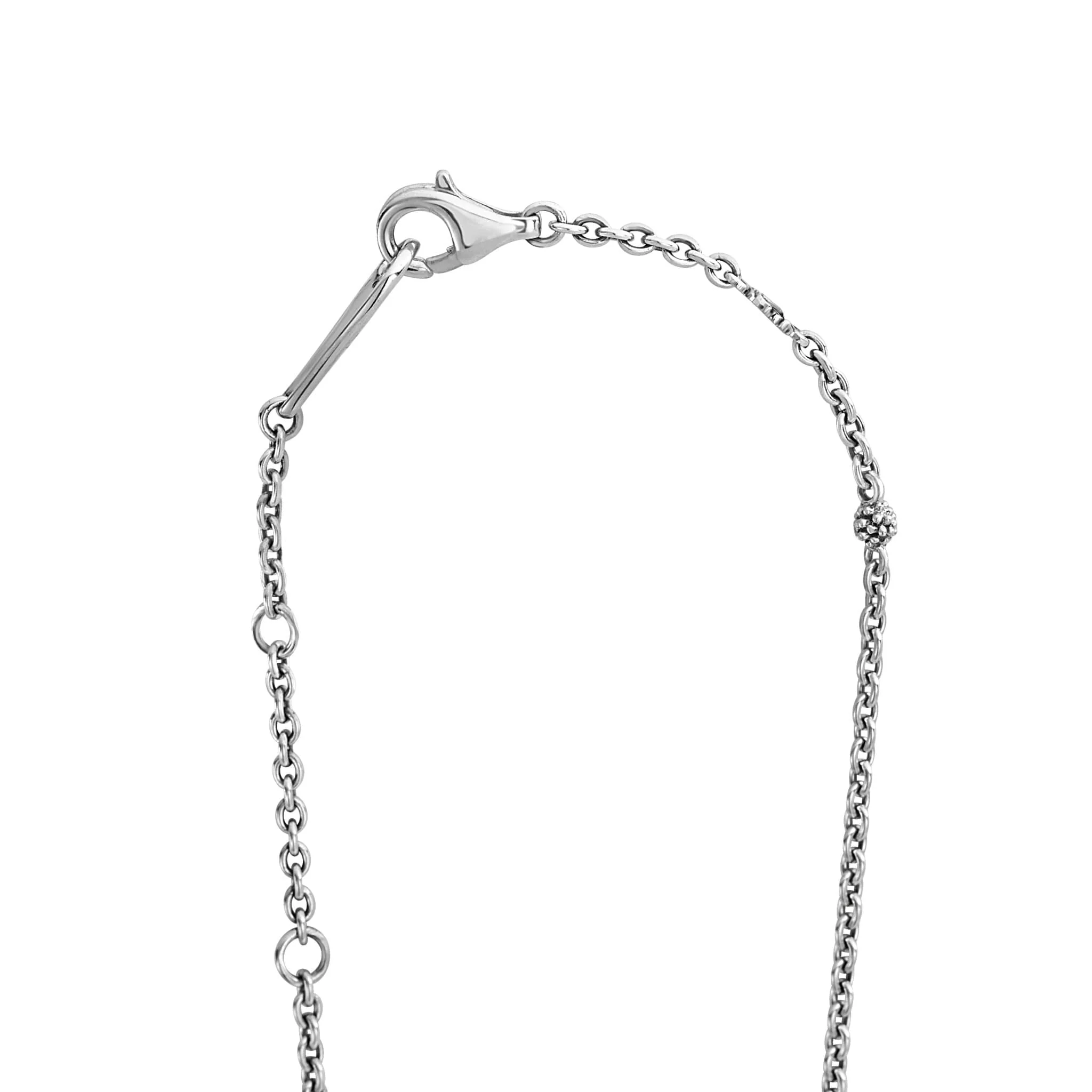 North Star Two-Tone Star Diamond Pendant Necklace - Image 5