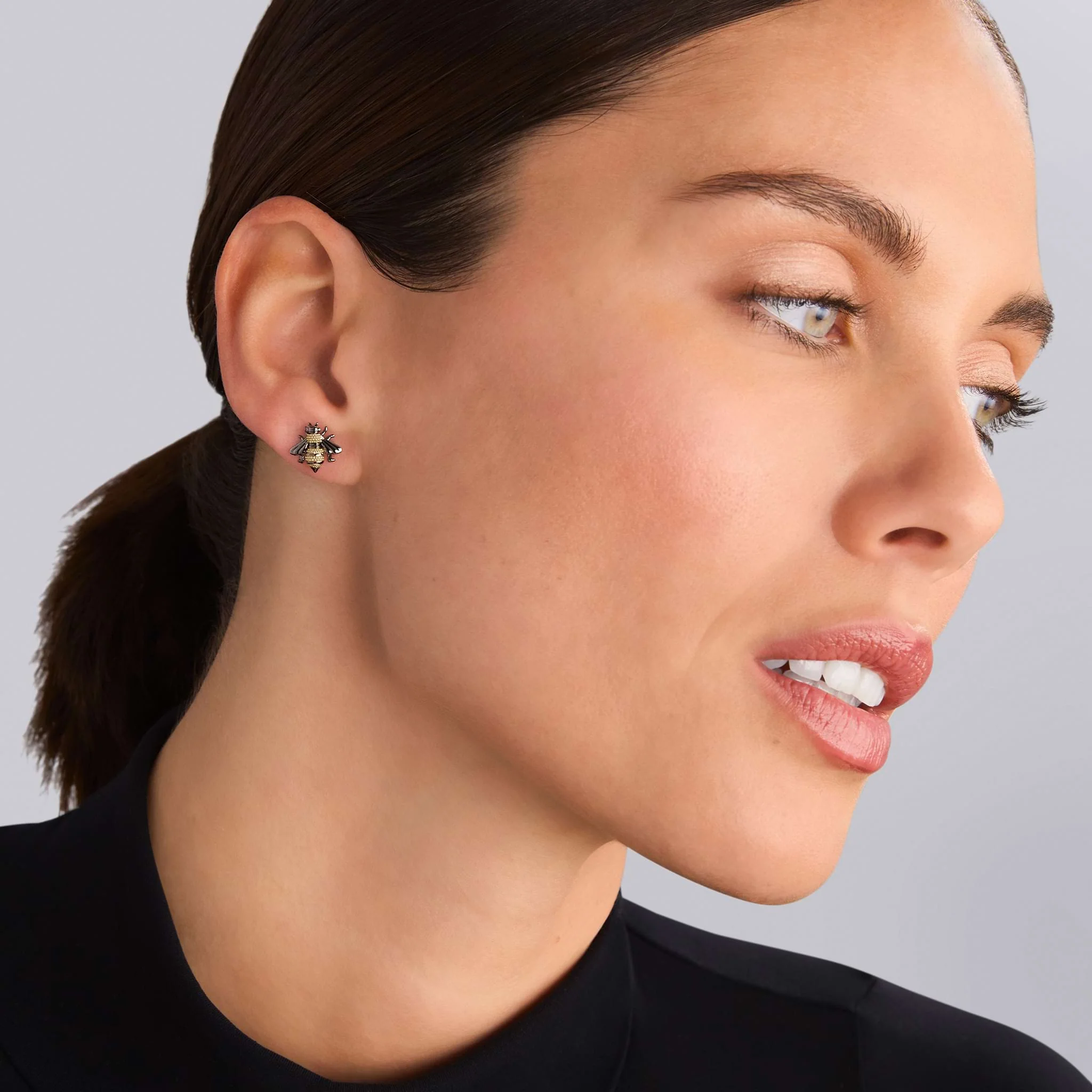 Rare Wonders Honeybee Stud Earrings - Image 2