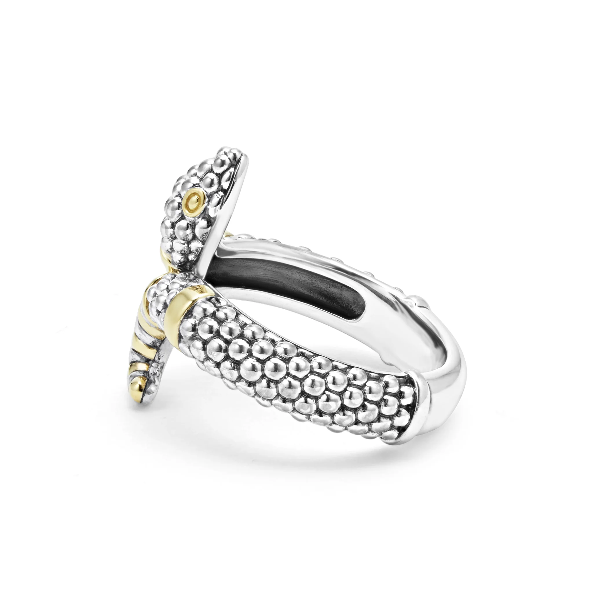 Rare Wonders Two-Tone Snake Ring - Image 3