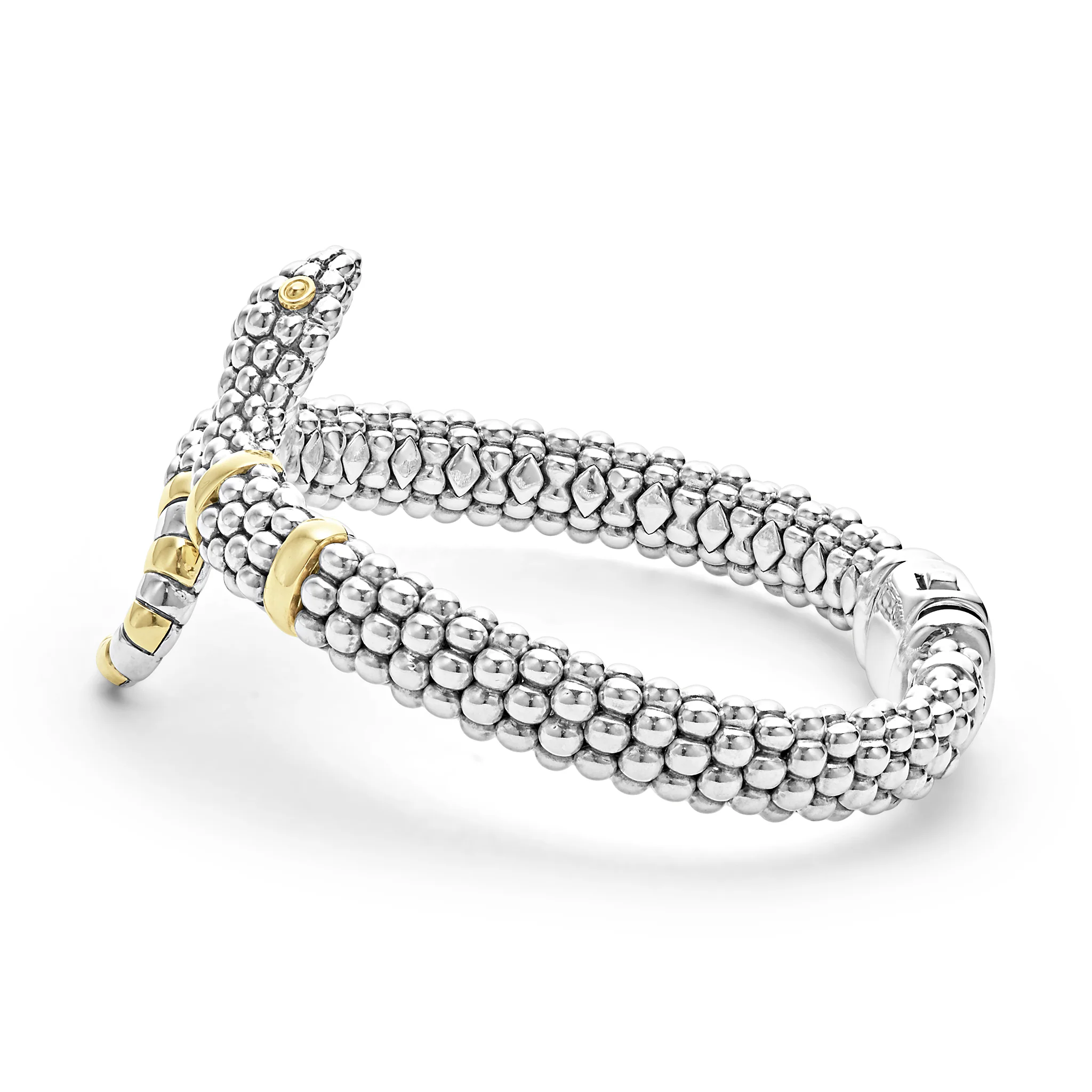 Rare Wonders Two-Tone Snake Rope Bracelet - Image 3