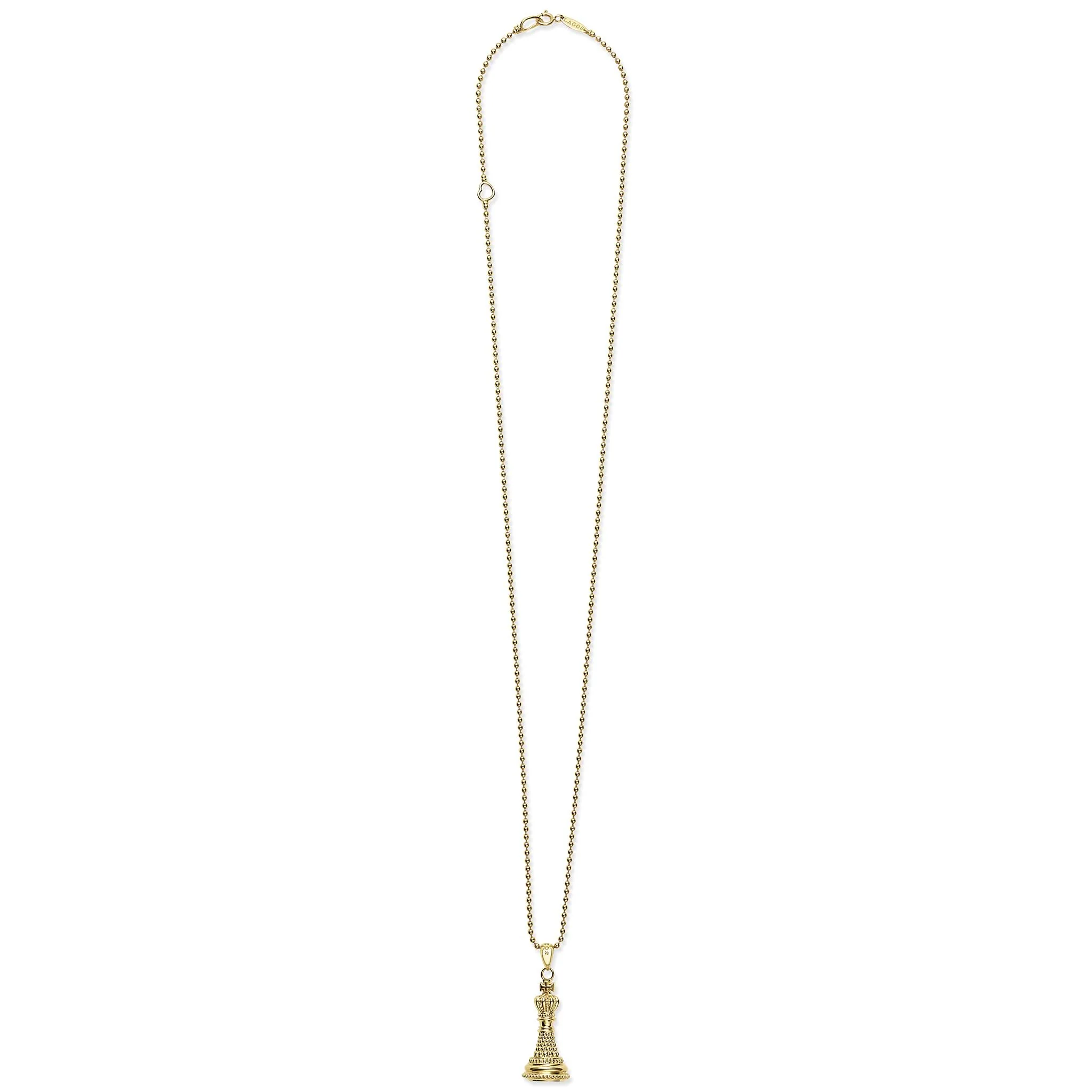 Rare Wonders 18K Gold King Pendant Necklace - Image 3