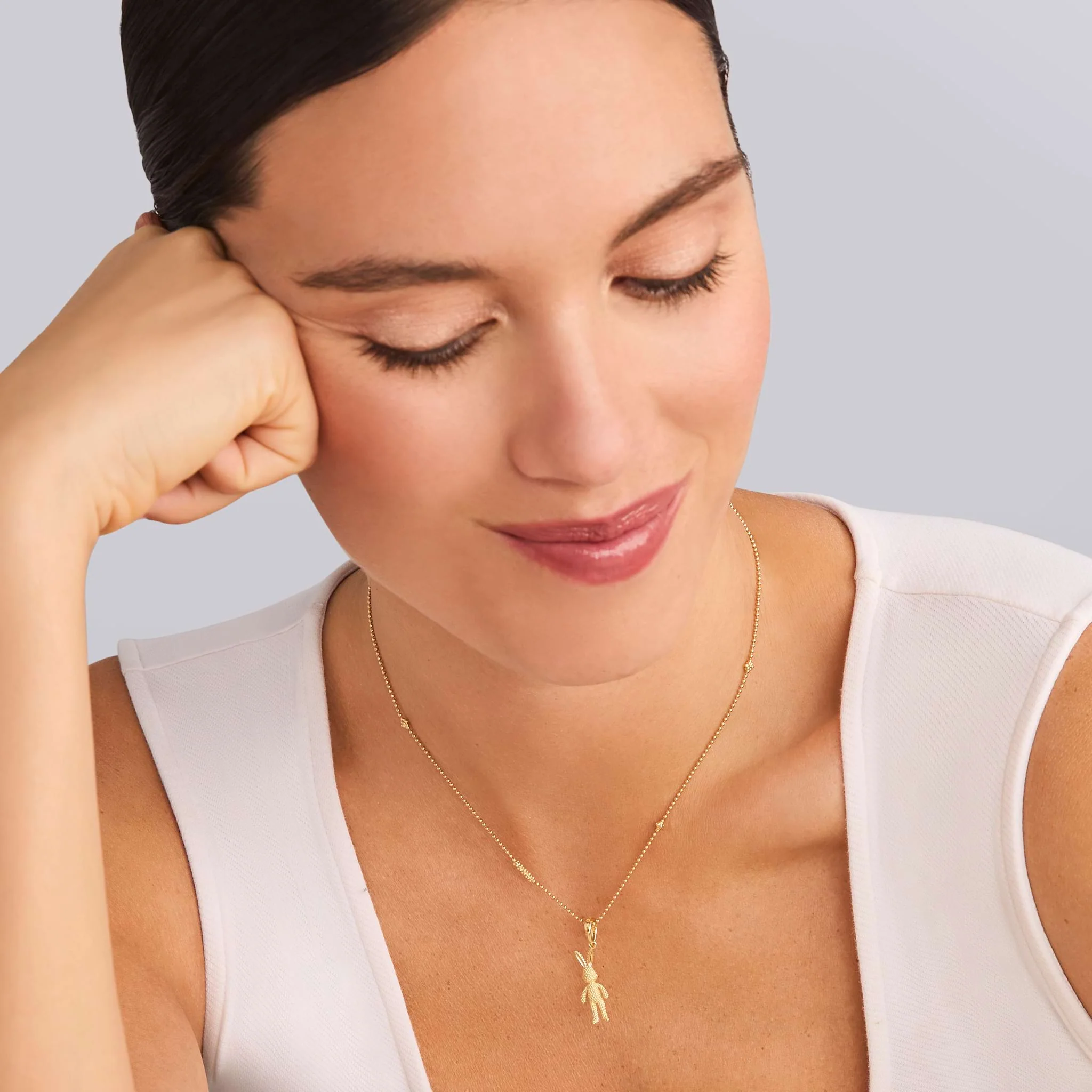 Rare Wonders Petite 18K Gold Karat Pendant - Image 2