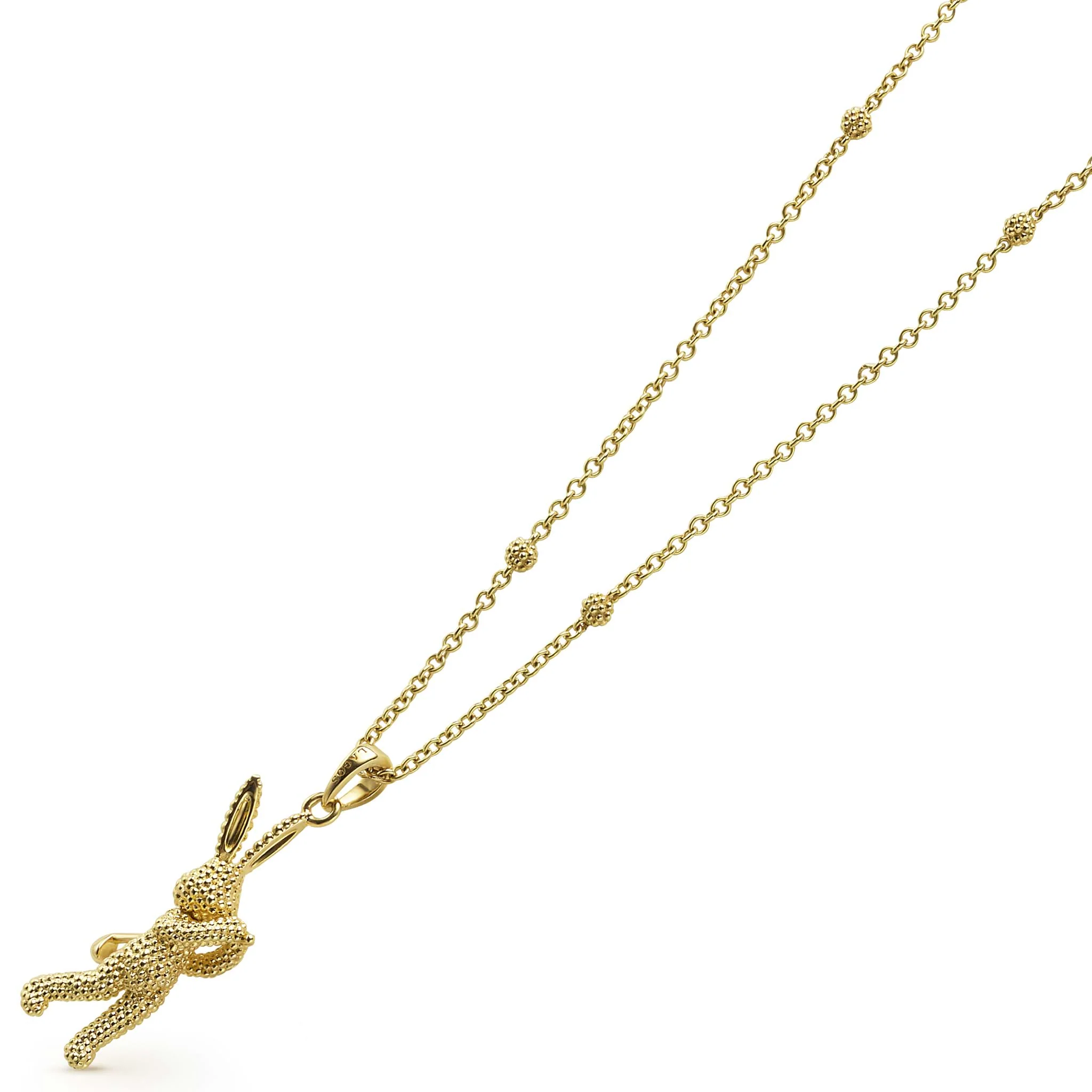 Rare Wonders 18K Gold Golf Karat Pendant Necklace - Image 4
