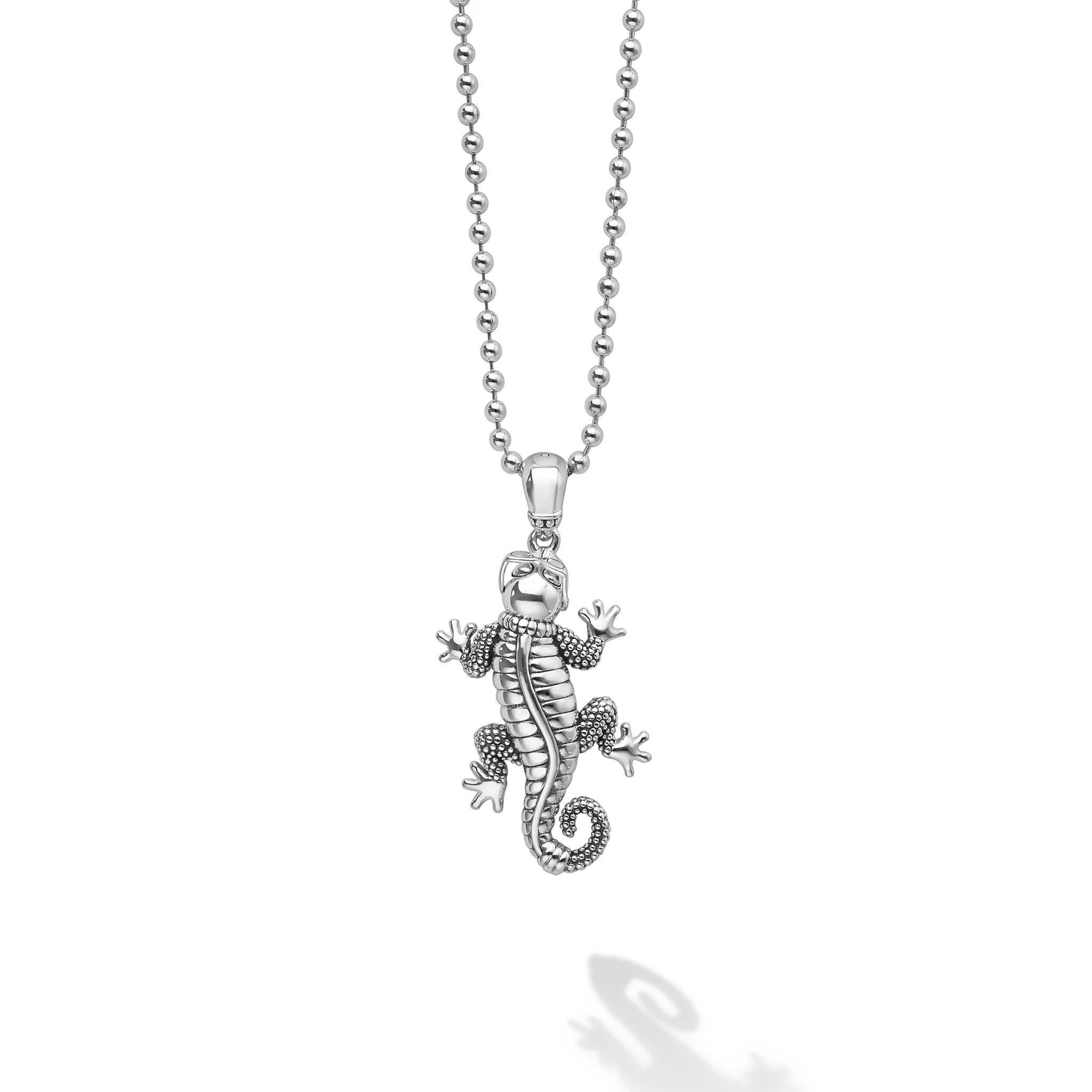 Rare Wonders Sterling Silver Gecko Pendant Necklace - Image 4