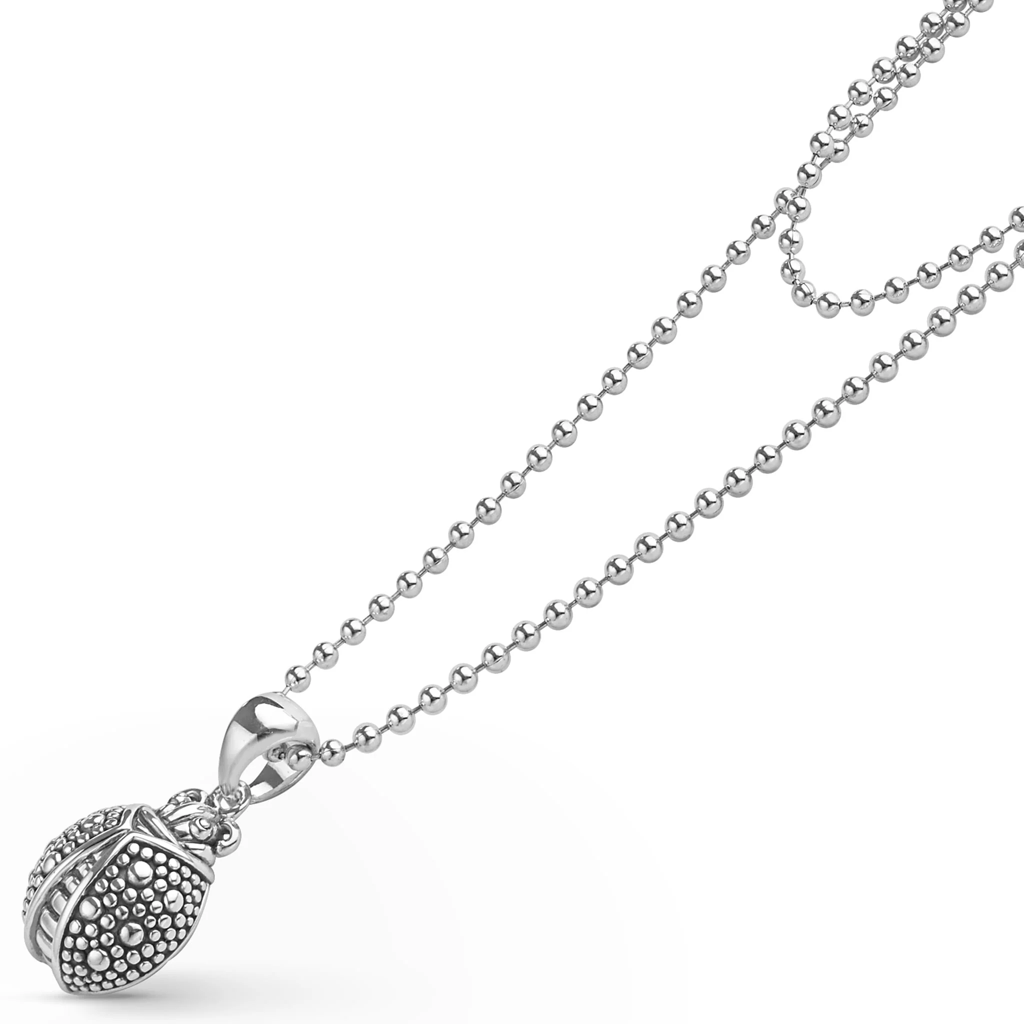 Rare Wonders Silver Ladybug Pendant Necklace - Image 4