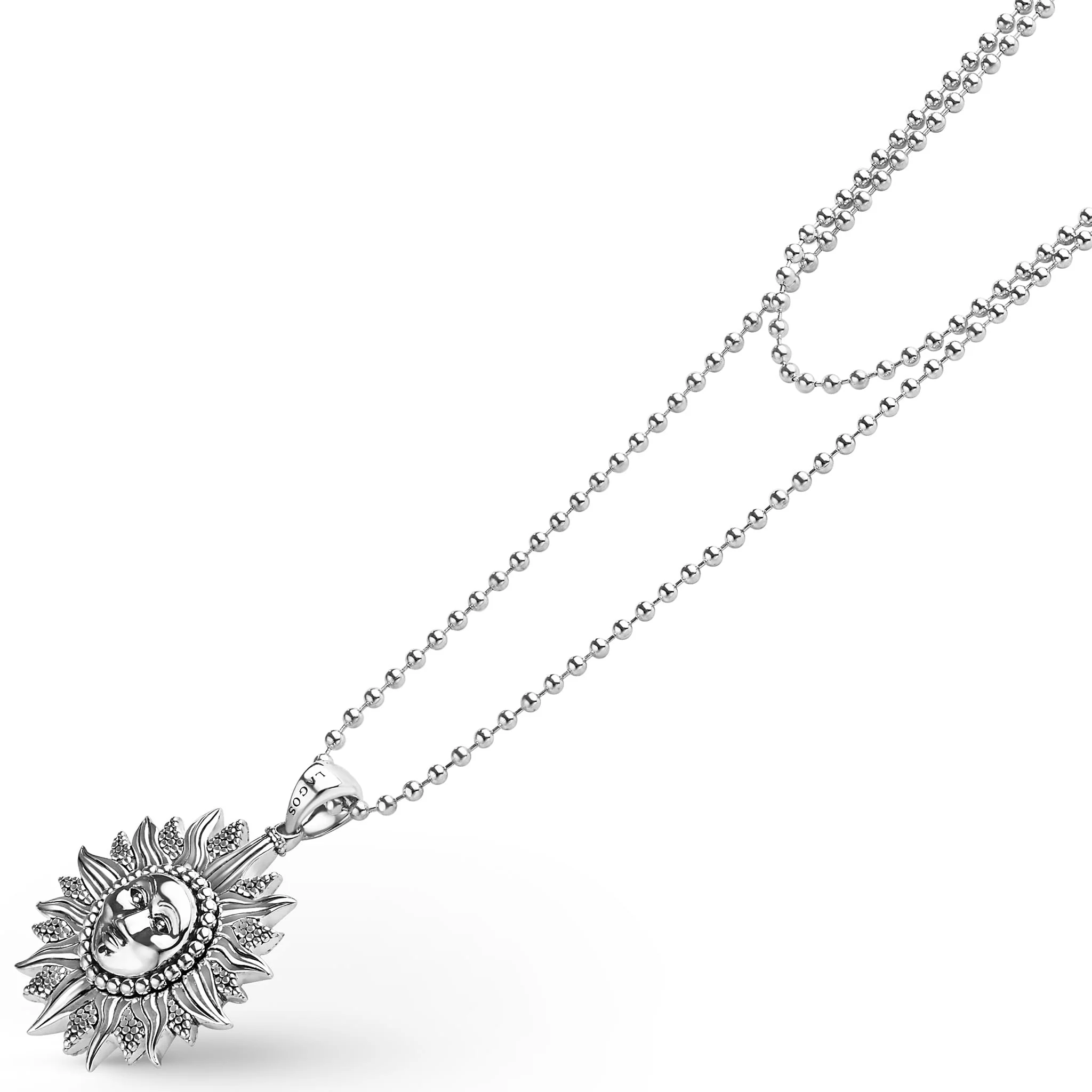 Rare Wonders Silver Sun Pendant Necklace - Image 4