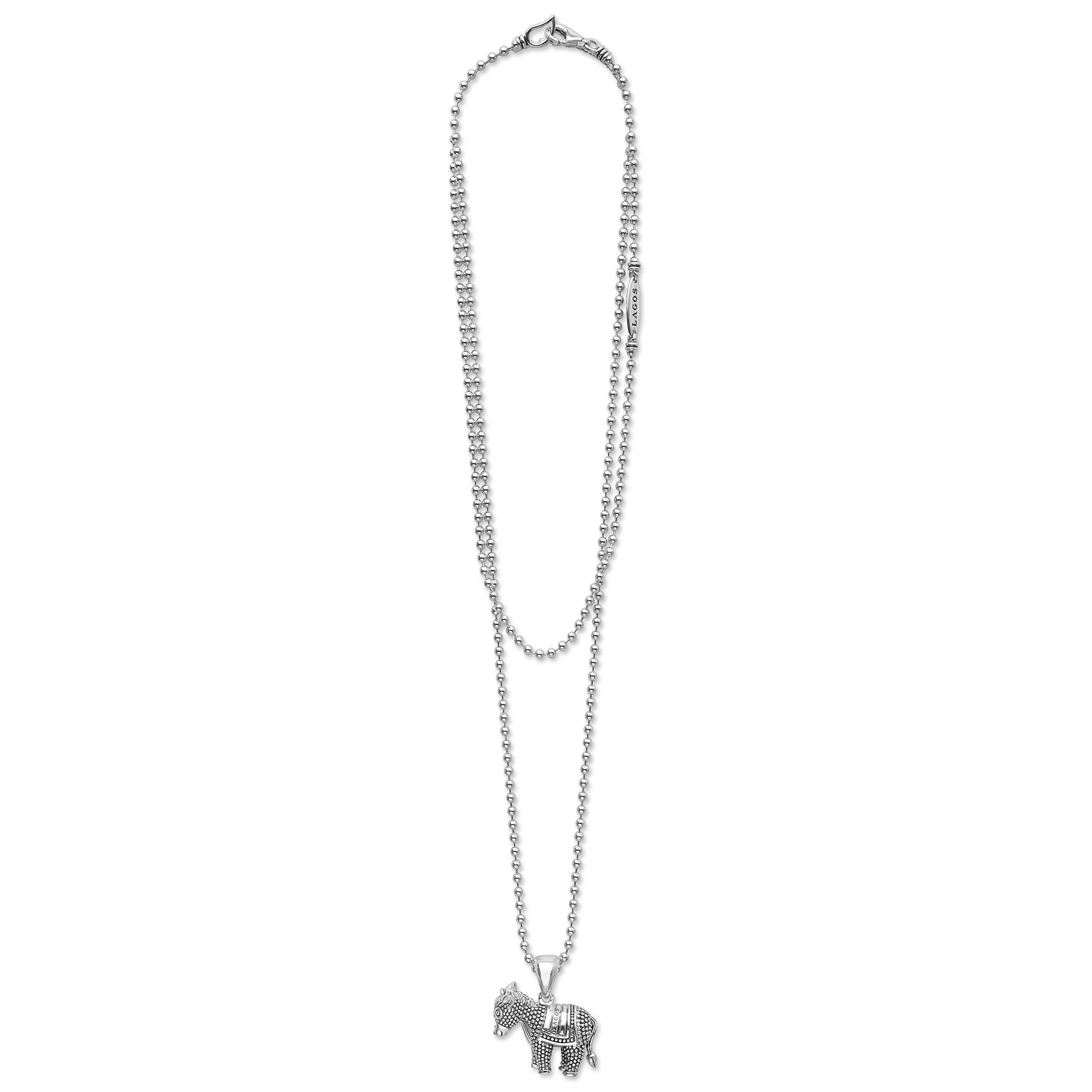 Rare Wonders Silver Donkey Pendant Necklace - Image 3