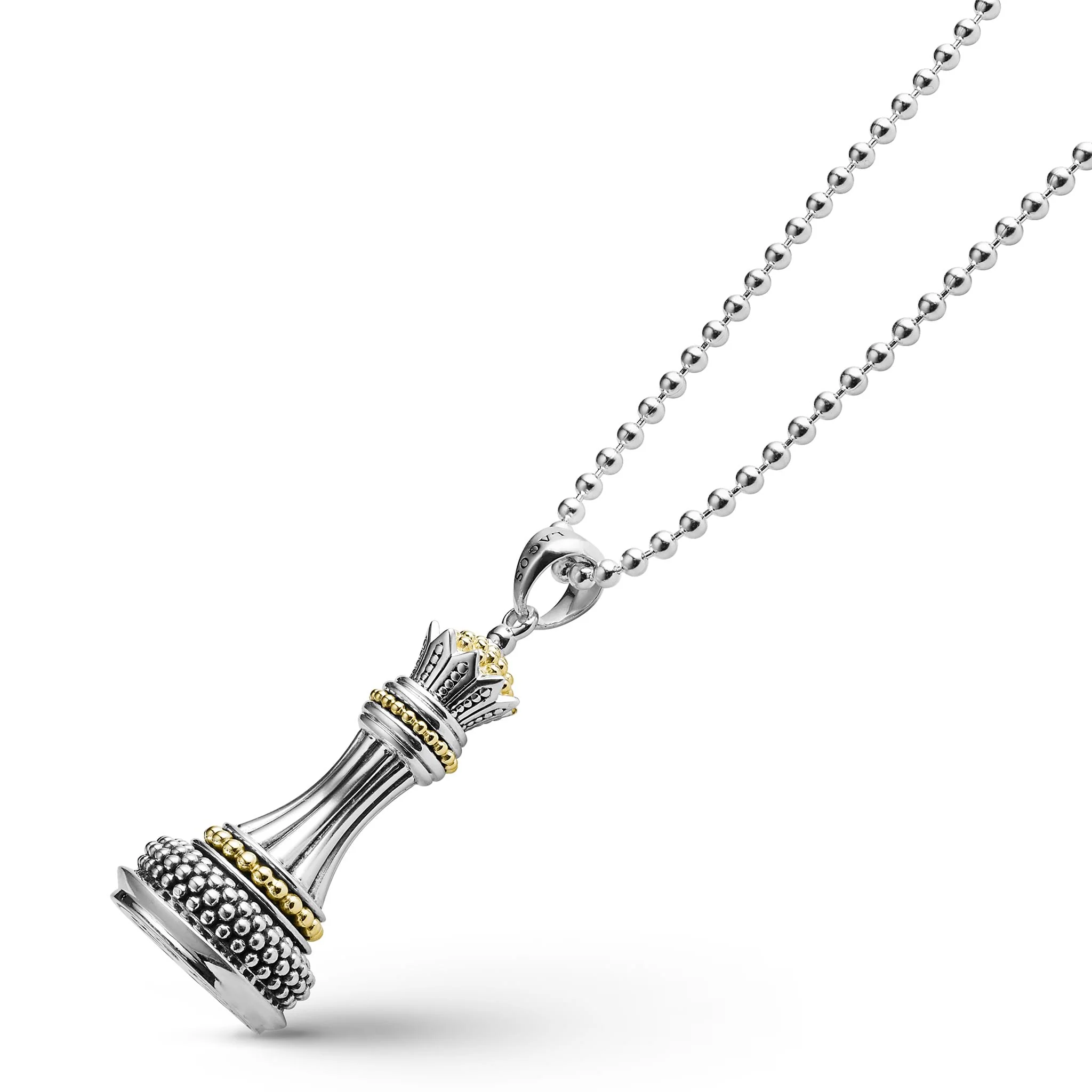 Rare Wonders Two-Tone Queen Pendant Necklace - Image 4