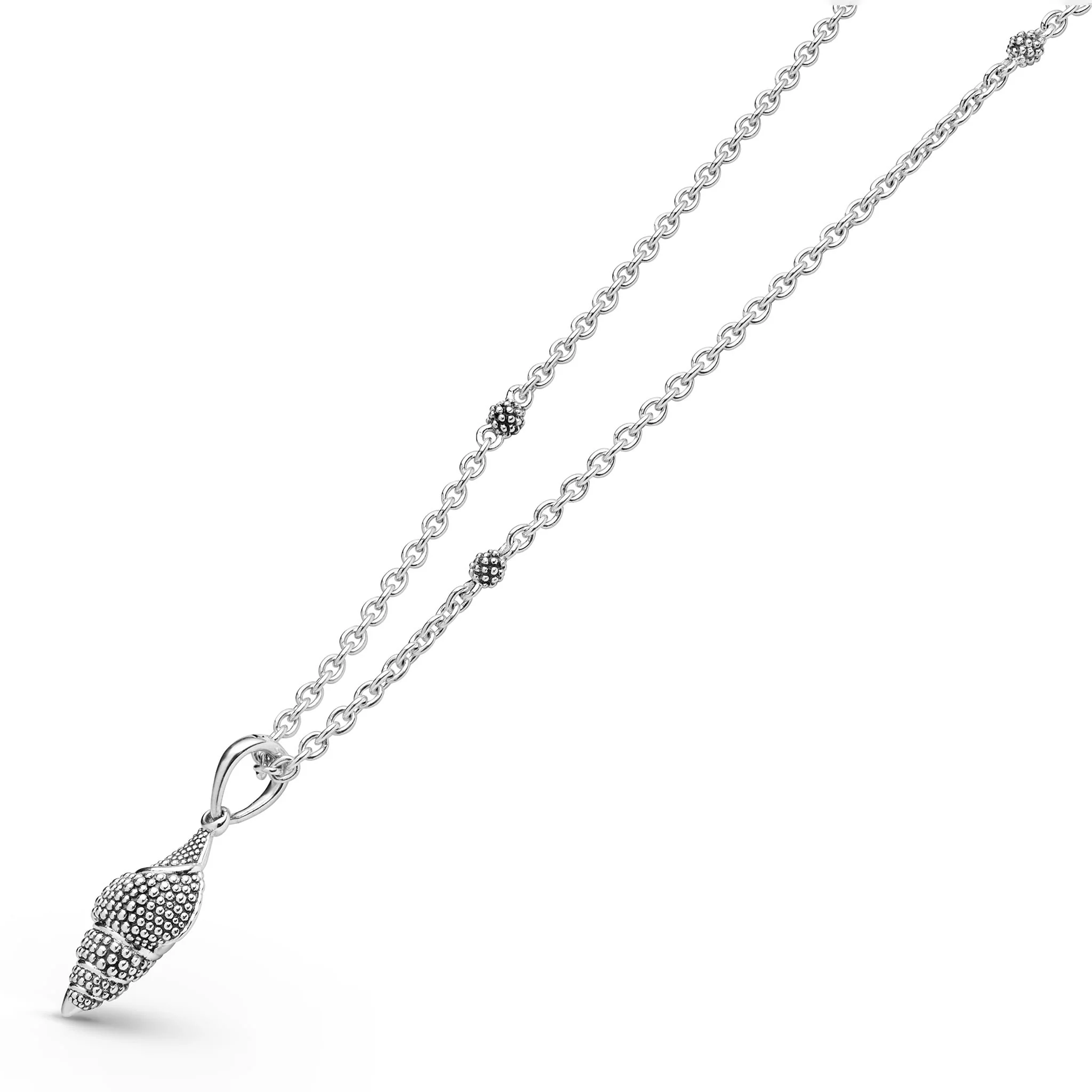 Rare Wonders Sterling Silver Mini Seashell Pendant Necklace - Image 3