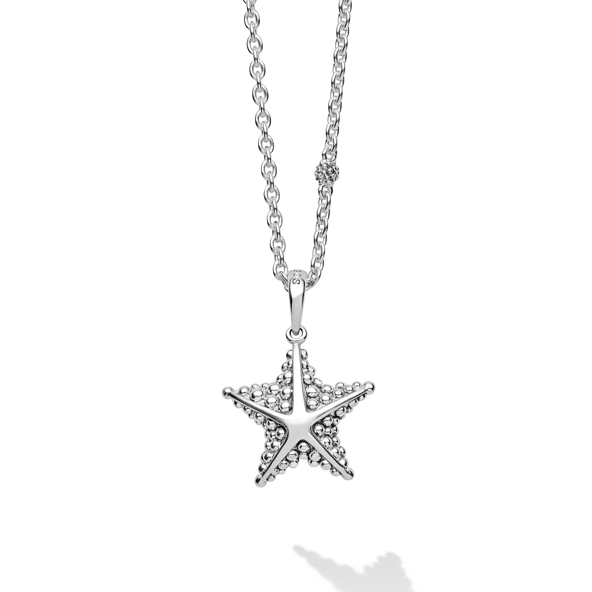Rare Wonders Sterling Silver Mini Starfish Pendant Necklace