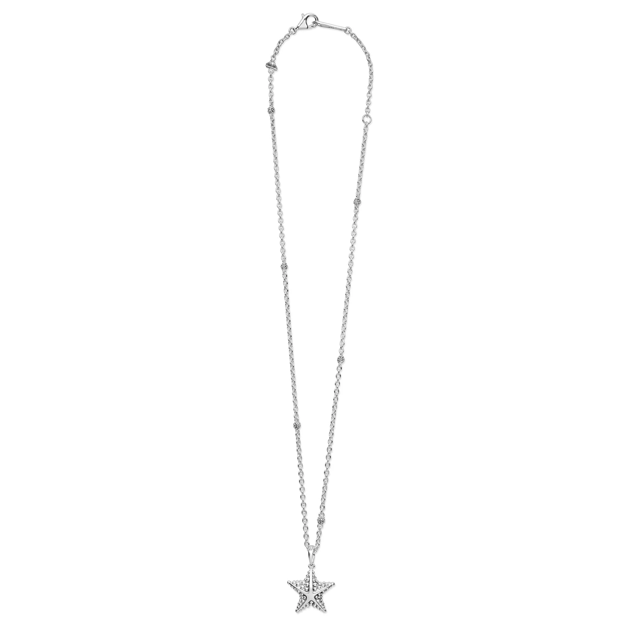 Rare Wonders Sterling Silver Mini Starfish Pendant Necklace - Image 2