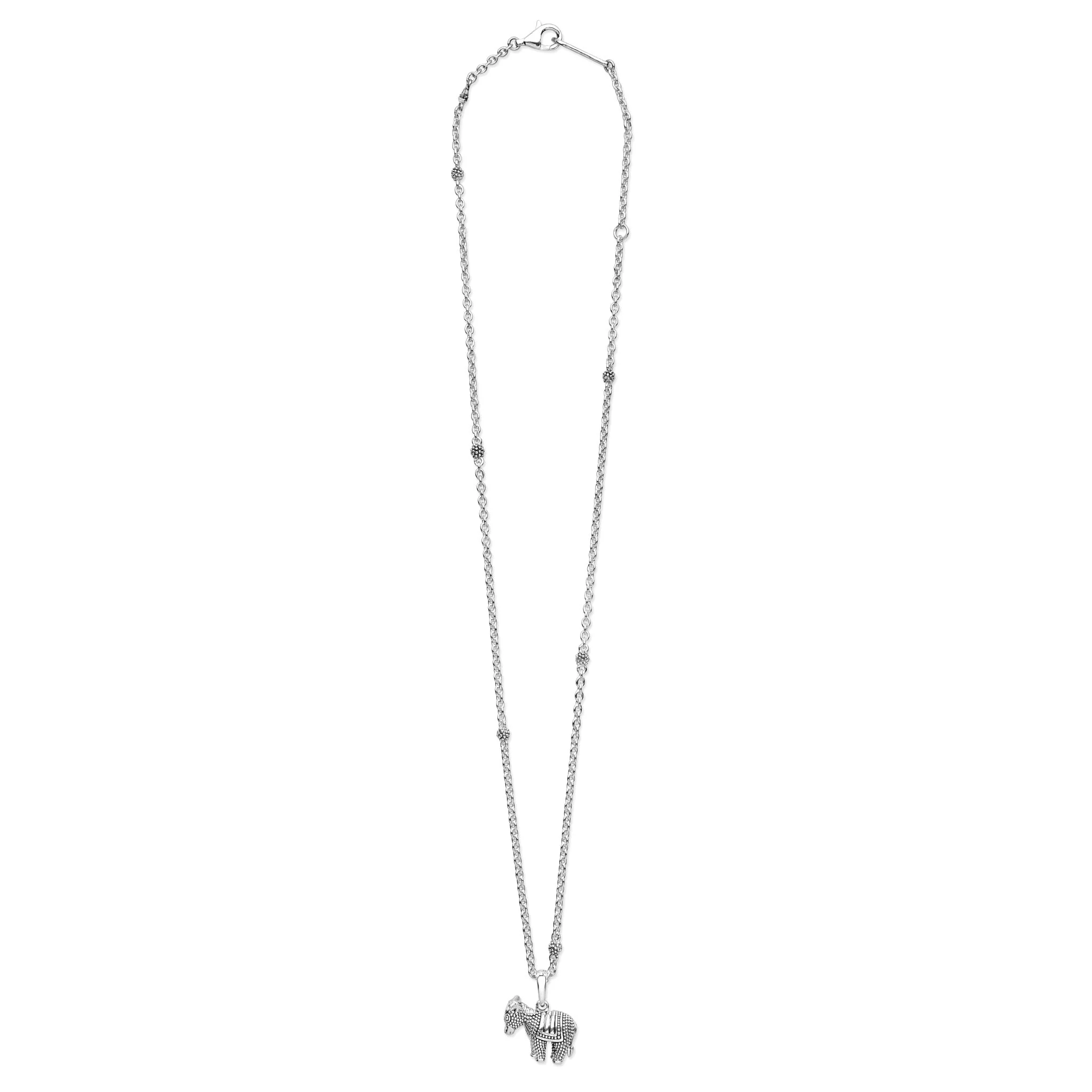 Rare Wonders Sterling Silver Mini Donkey Pendant Necklace - Image 2