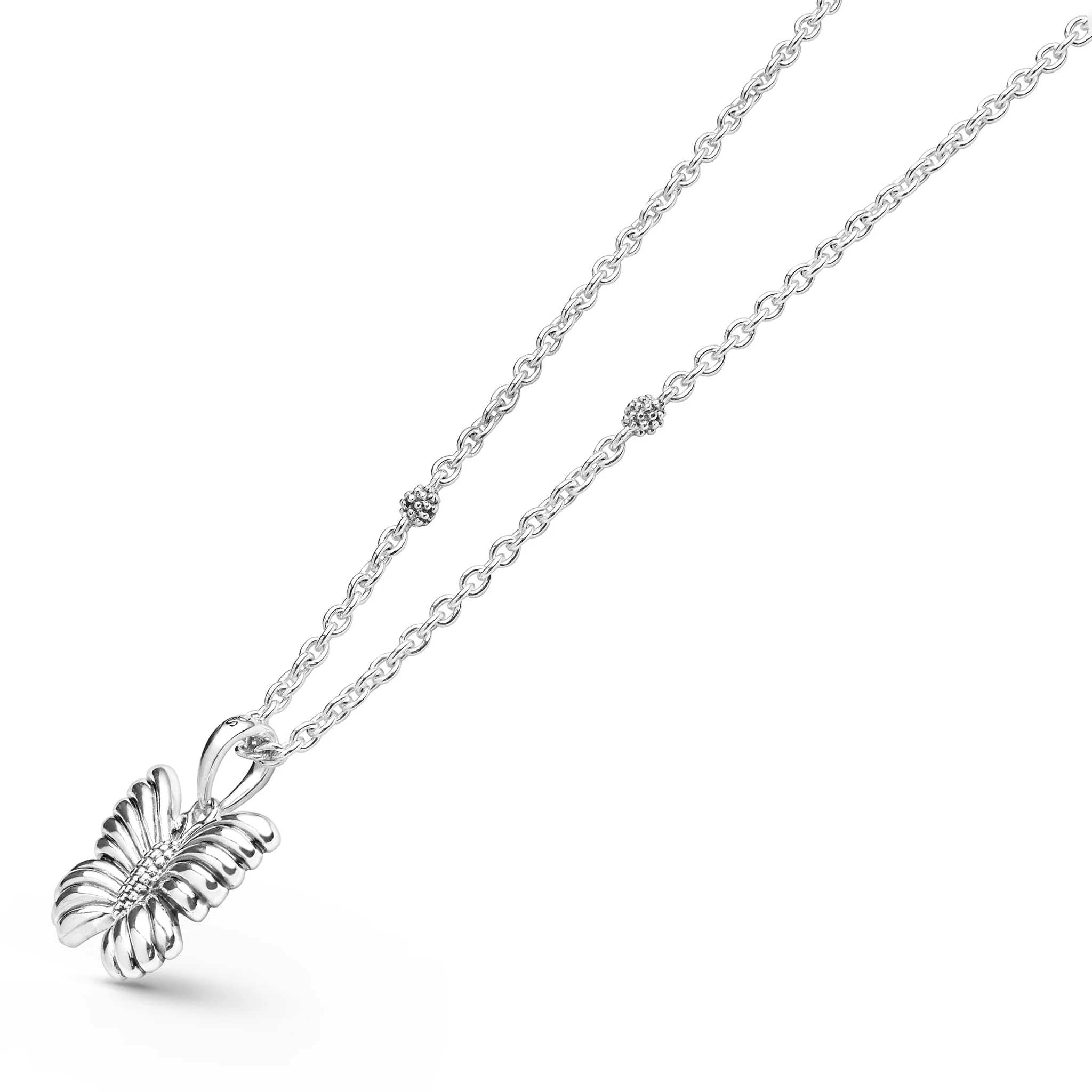 Rare Wonders Sterling Silver Mini Butterfly Pendant Necklace - Image 3
