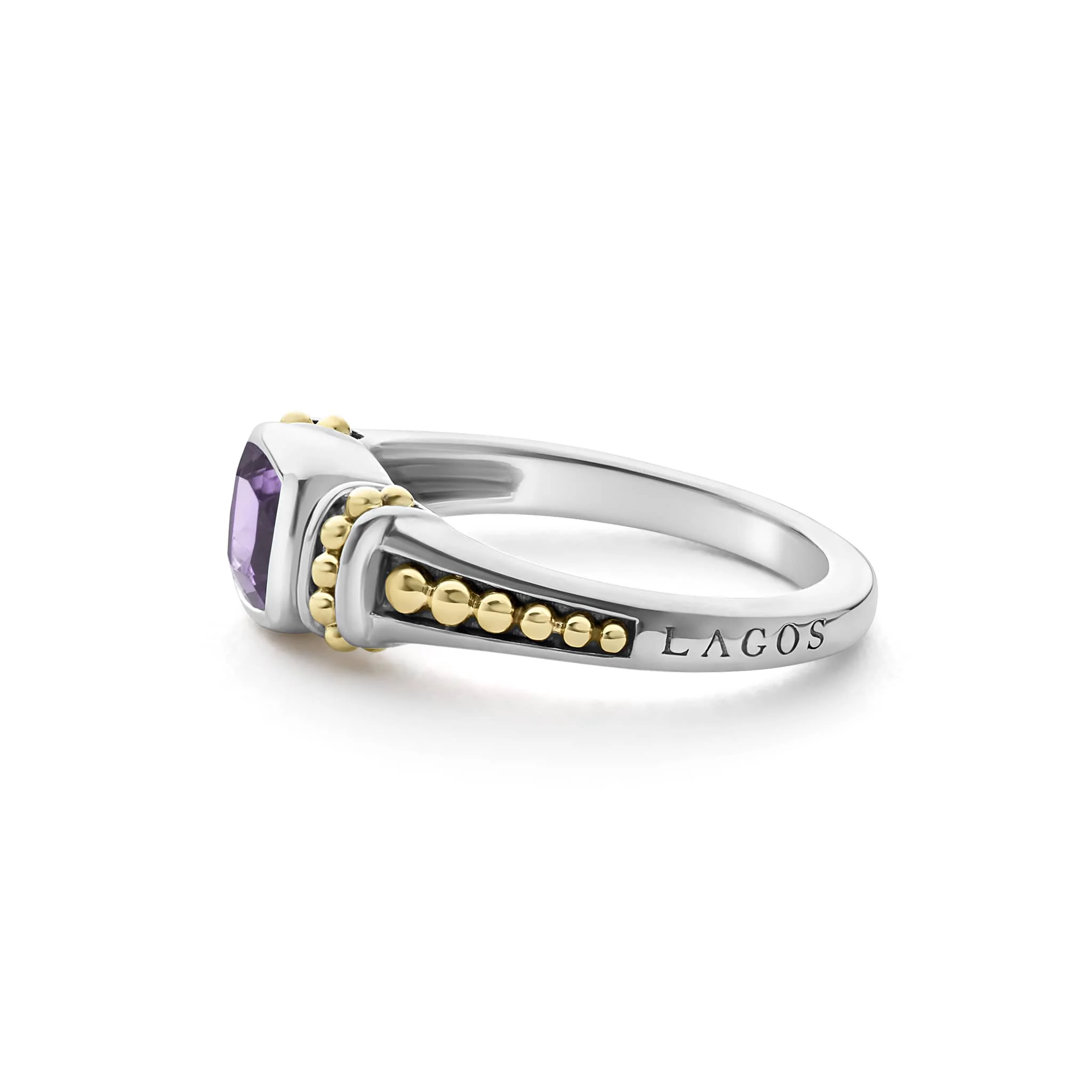 Rittenhouse Two-Tone Amethyst Ring - Image 3