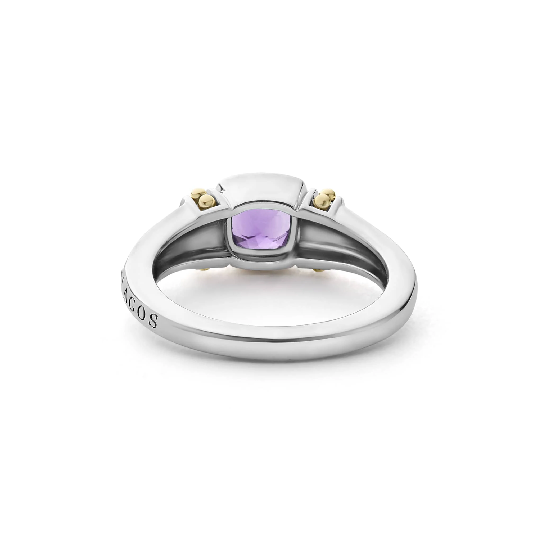 Rittenhouse Two-Tone Amethyst Ring - Image 4