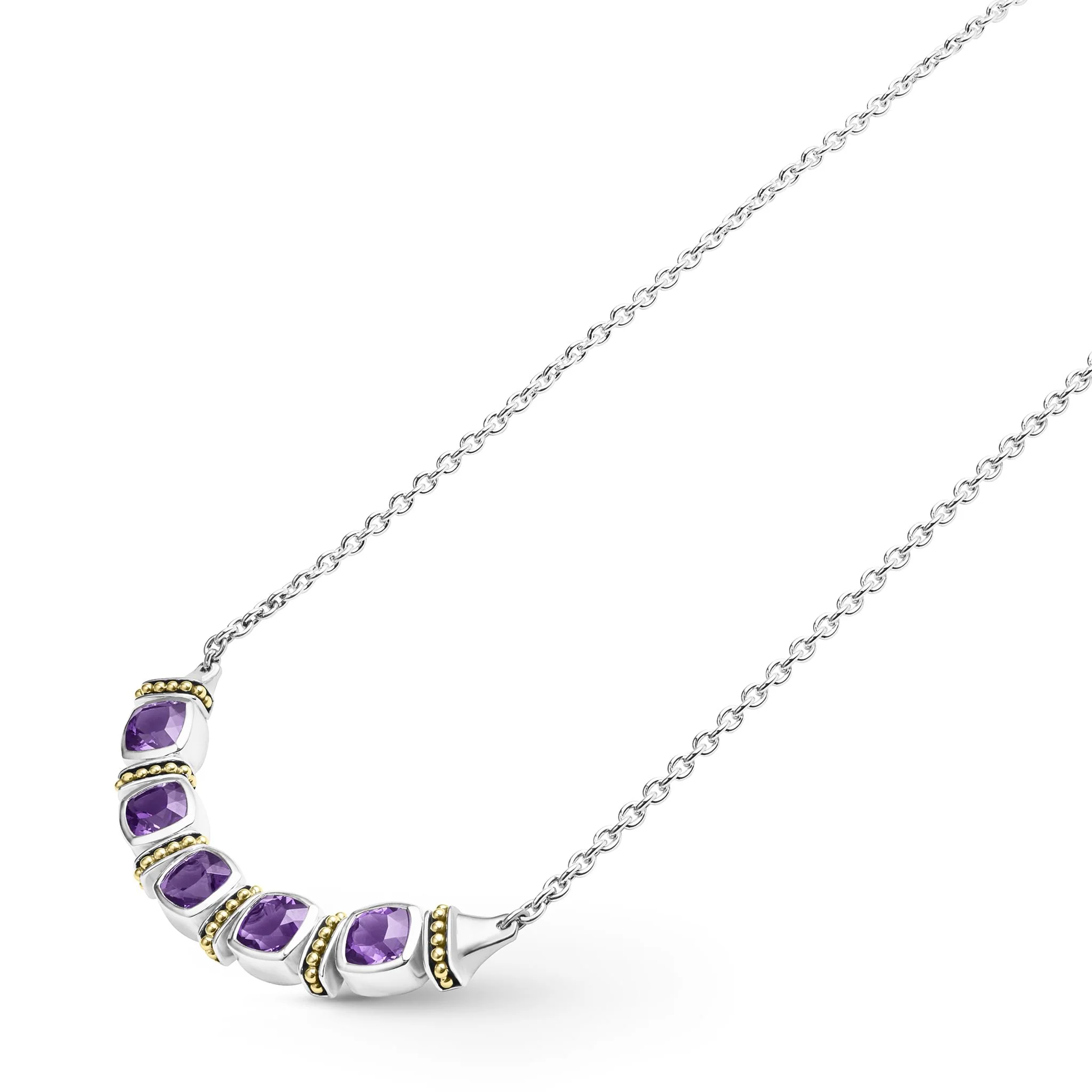 Rittenhouse Five Station Amethyst Necklace - Image 4