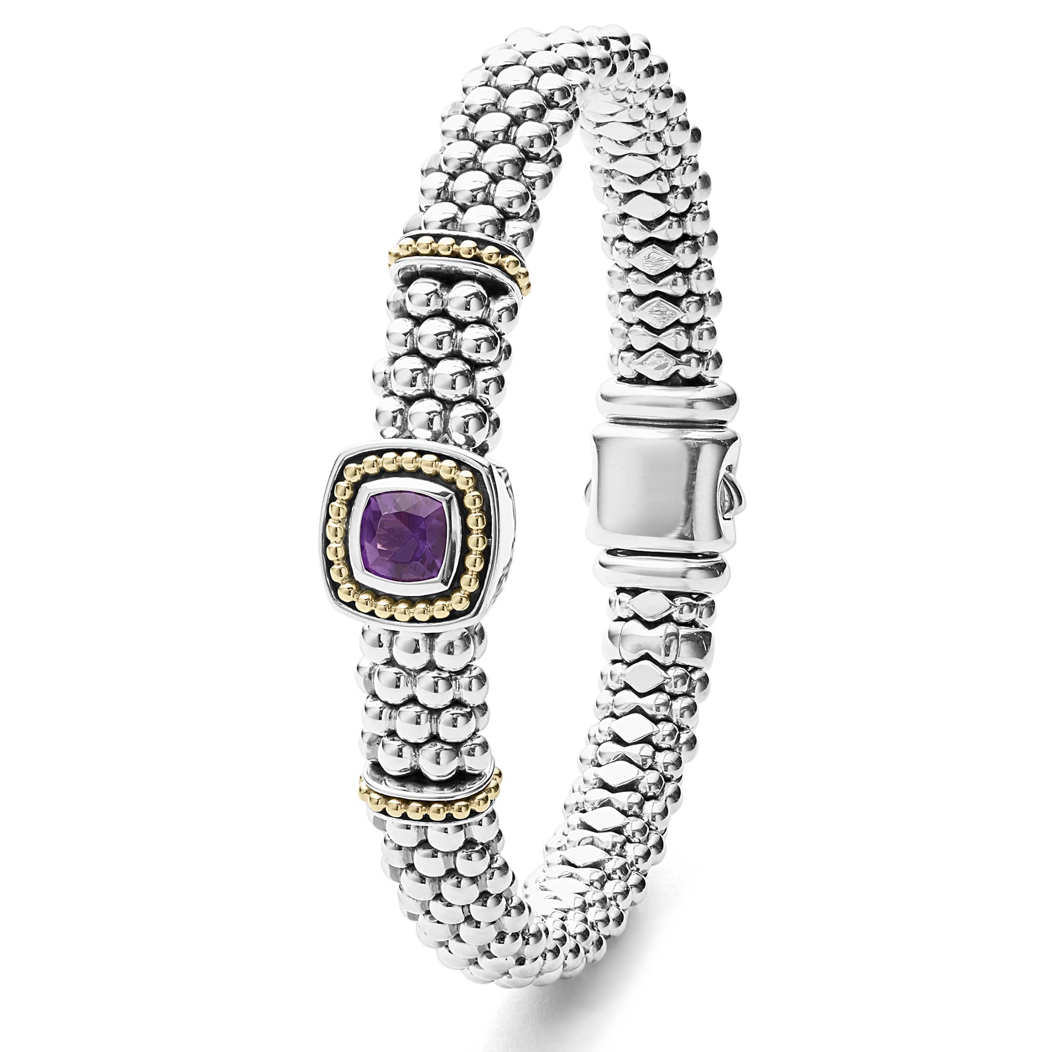 Rittenhouse Amethyst Caviar Bracelet | 9mm - Image 3