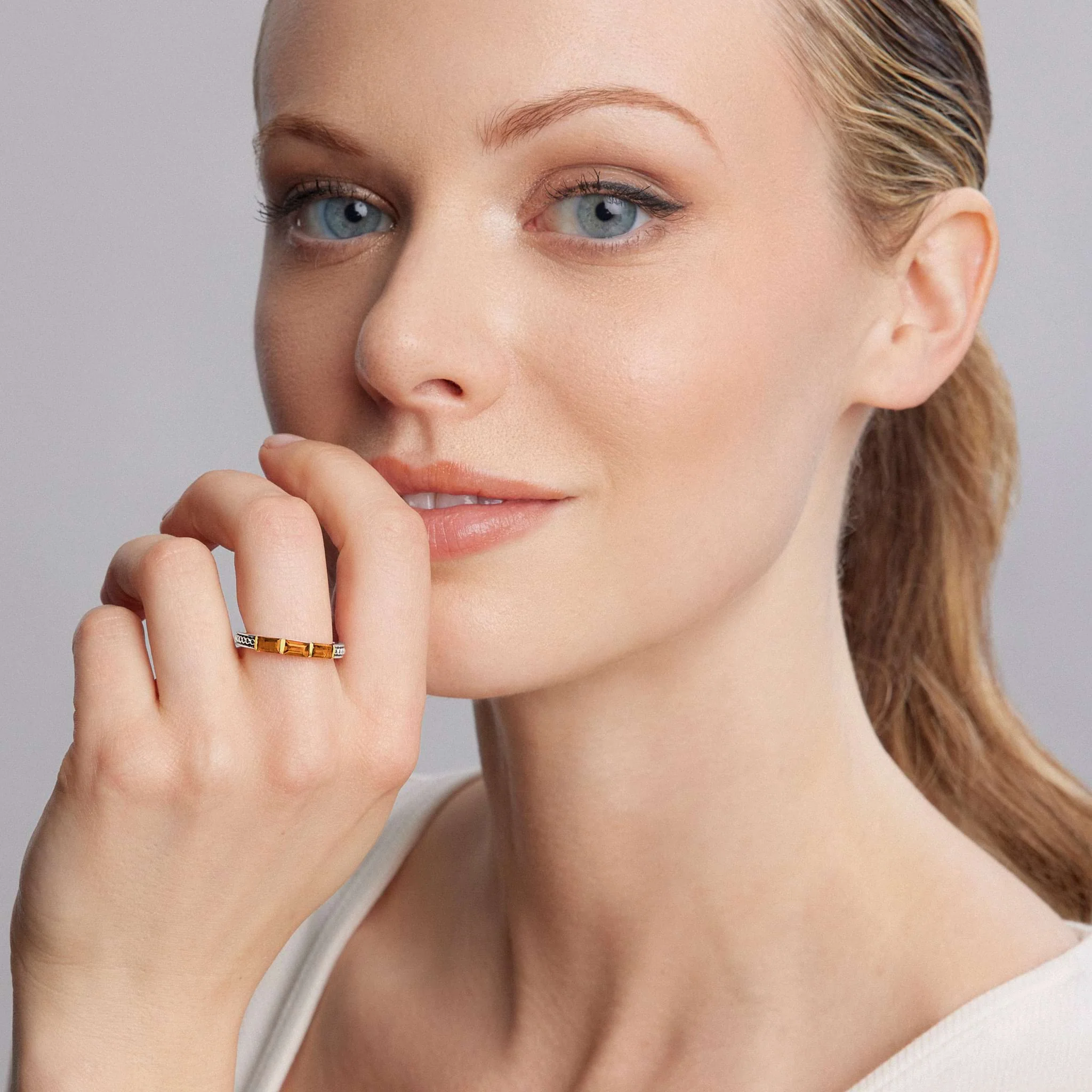 Rittenhouse Citrine Stacking Ring - Image 2