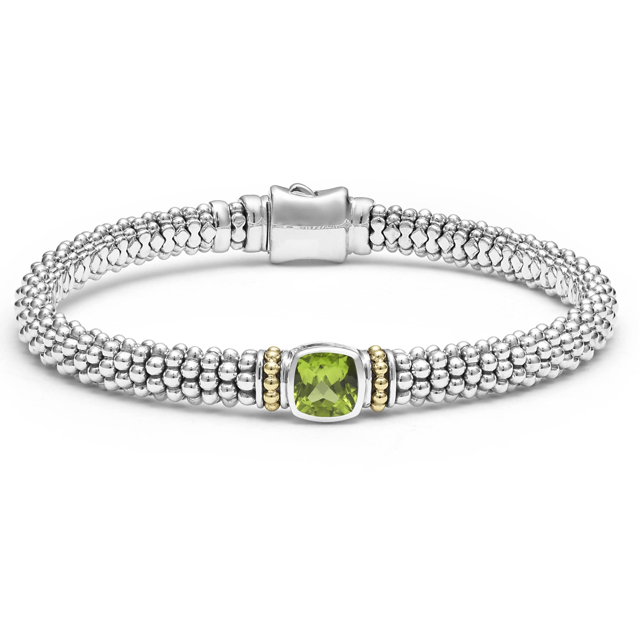 Rittenhouse Small Peridot Caviar Bracelet | 6mm