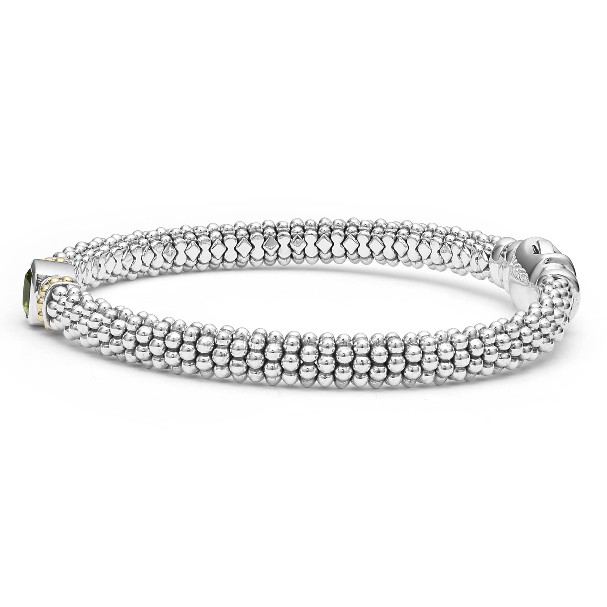 Rittenhouse Small Peridot Caviar Bracelet | 6mm - Image 3