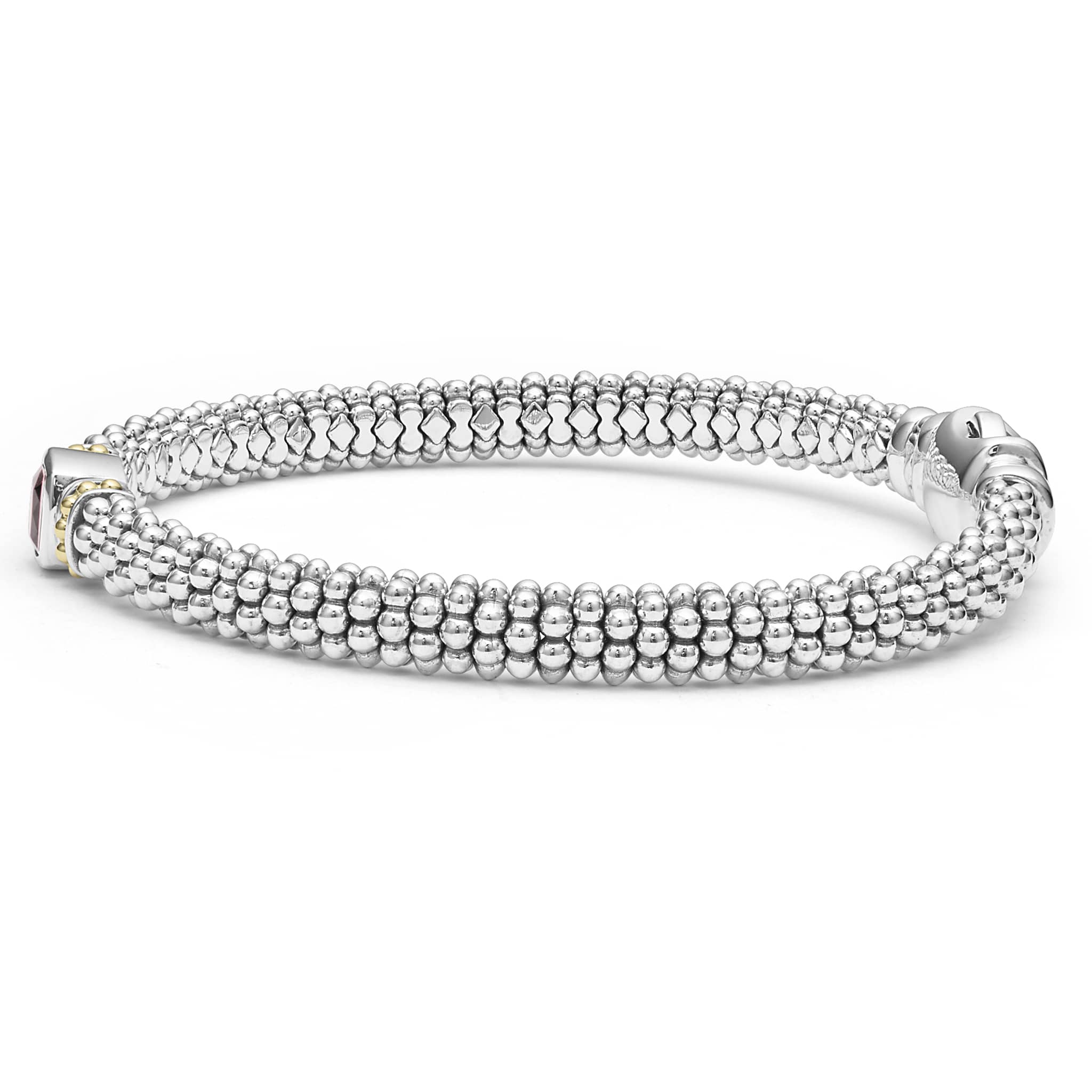 Rittenhouse Small Rhodolite Garnet Caviar Bracelet | 6mm - Image 3