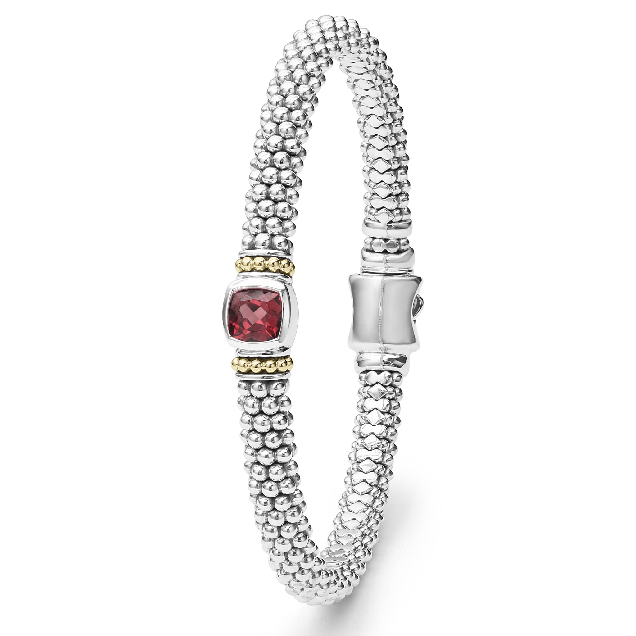 Rittenhouse Small Rhodolite Garnet Caviar Bracelet | 6mm - Image 5