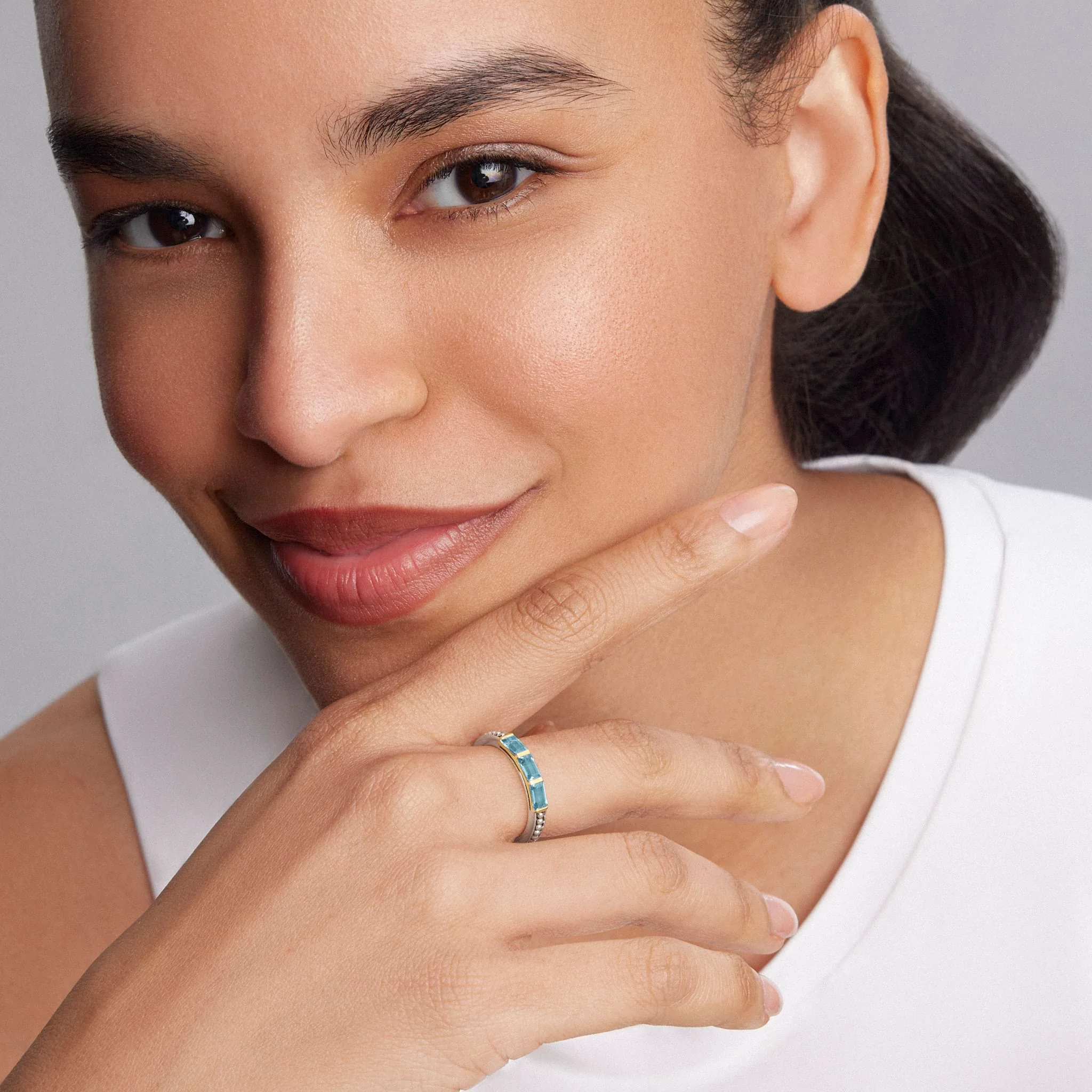 Rittenhouse Swiss Blue Topaz Stacking Ring - Image 2