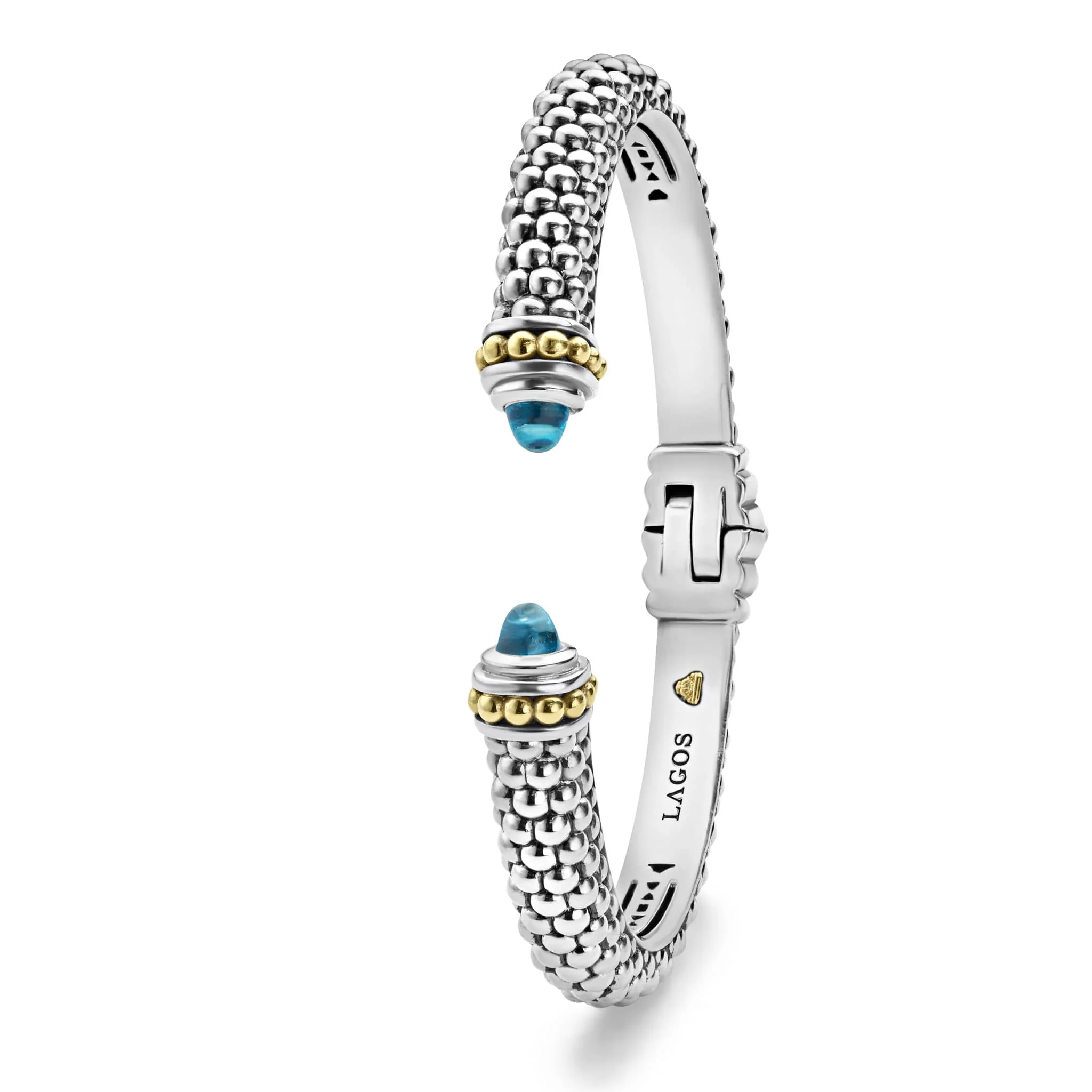 Rittenhouse Swiss Blue Topaz Cuff Bracelet | 8mm - Image 3