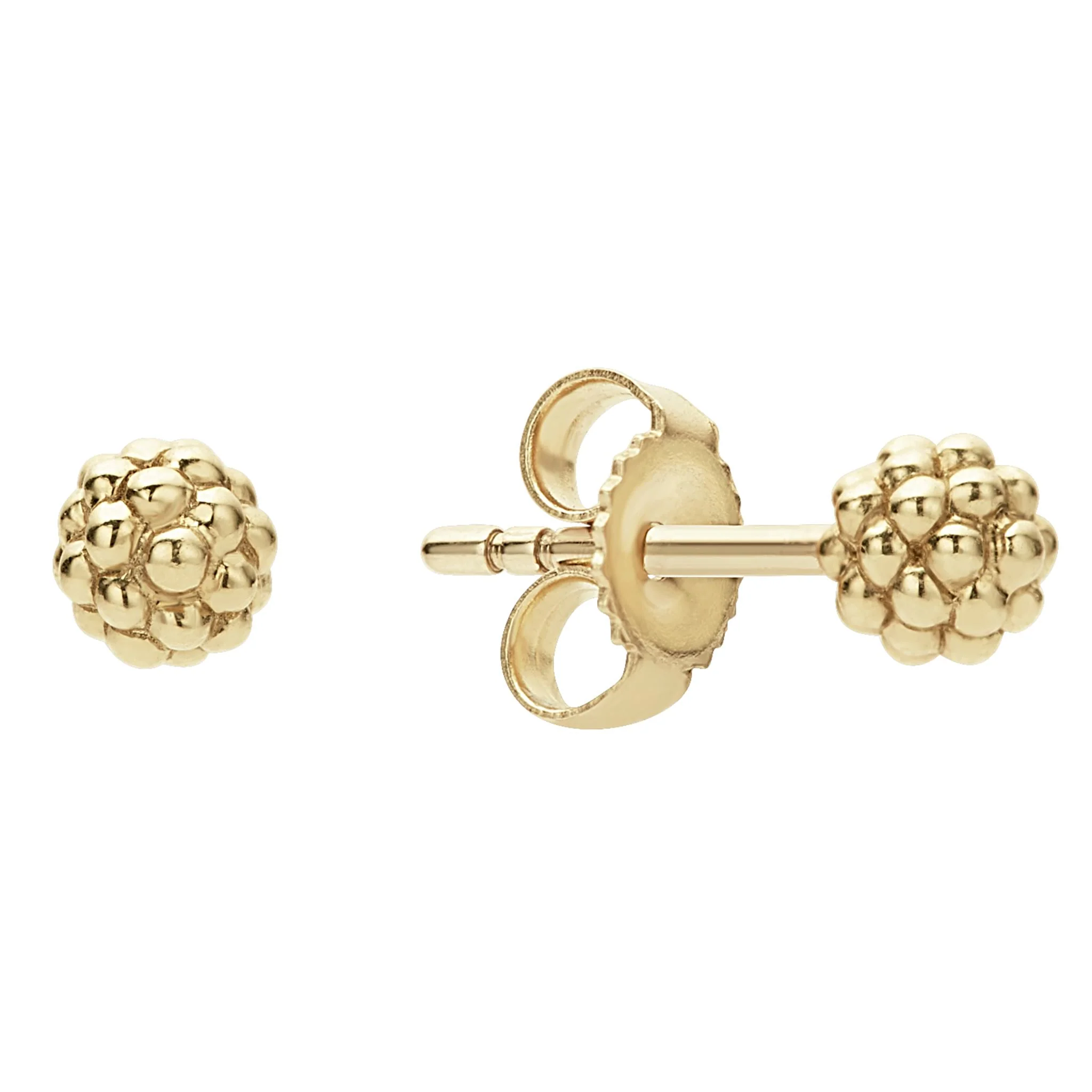 Signature Caviar Small 18K Gold Caviar Stud Earrings