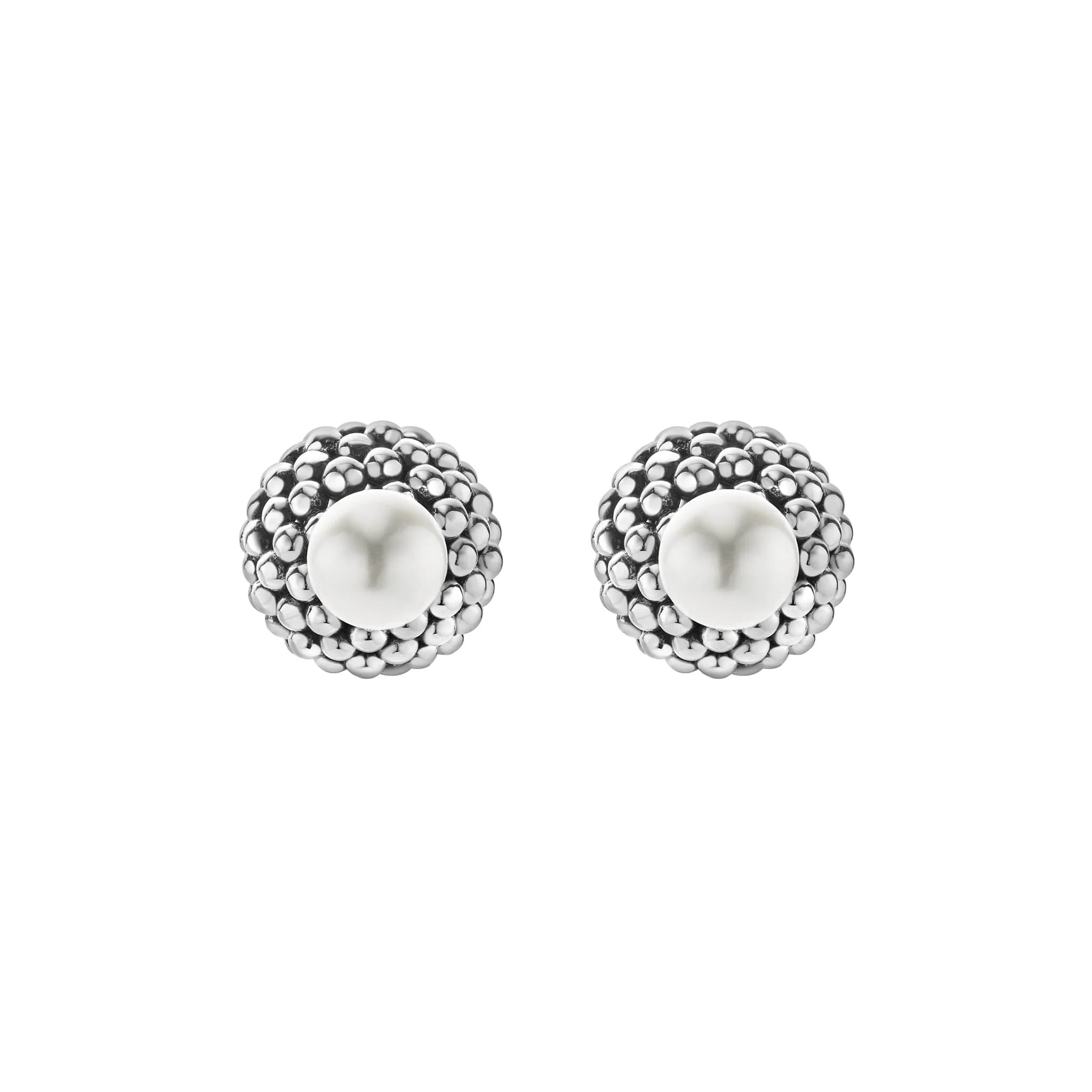 Signature Caviar Pearl Front-Back Earrings - Image 3