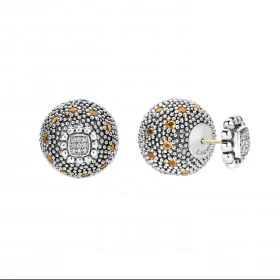 Signature Caviar Citrine Earring Backs - Image 3